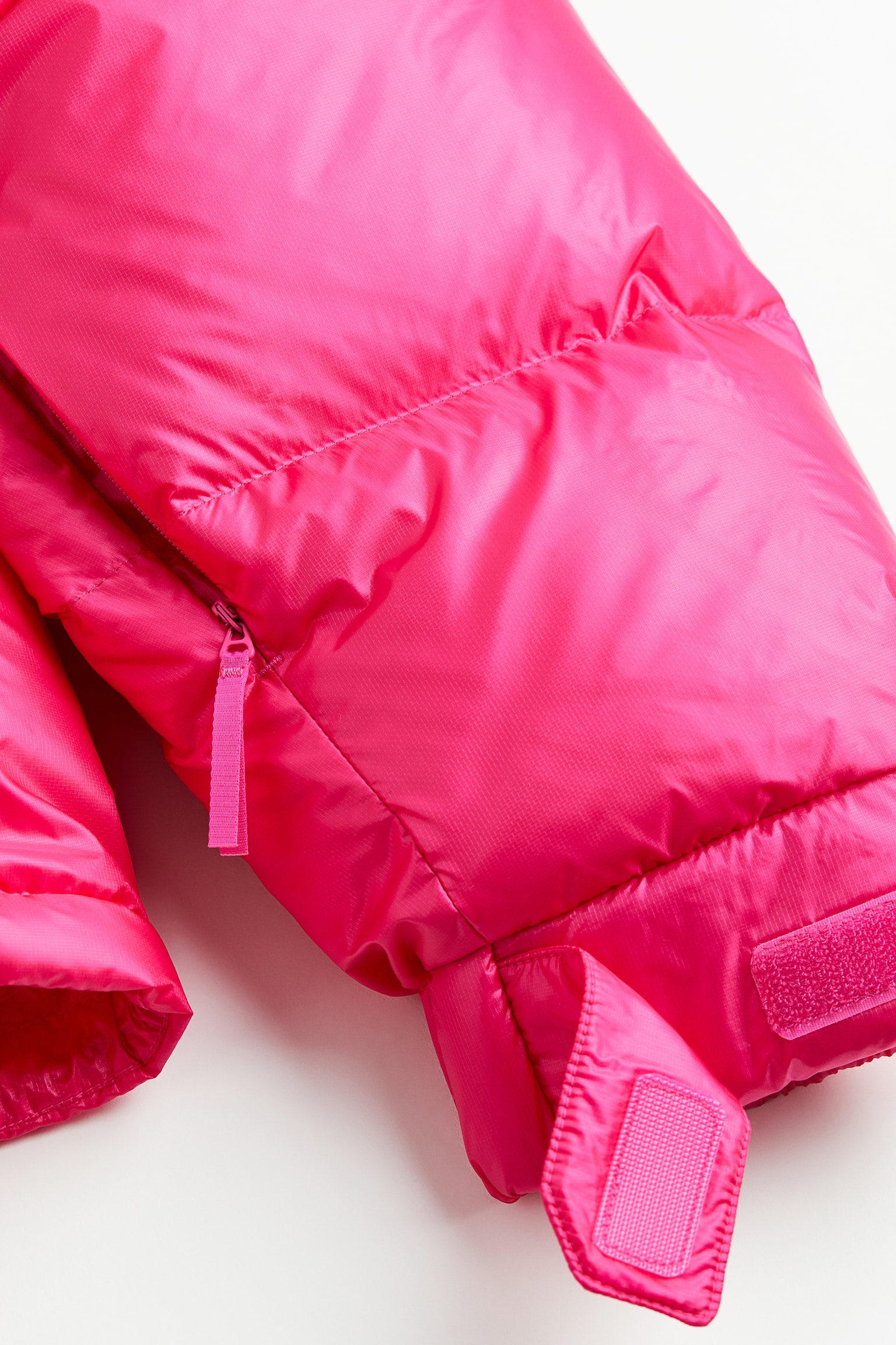 H&M+ Detachable-sleeve down puffer jacket - Cerise - 3