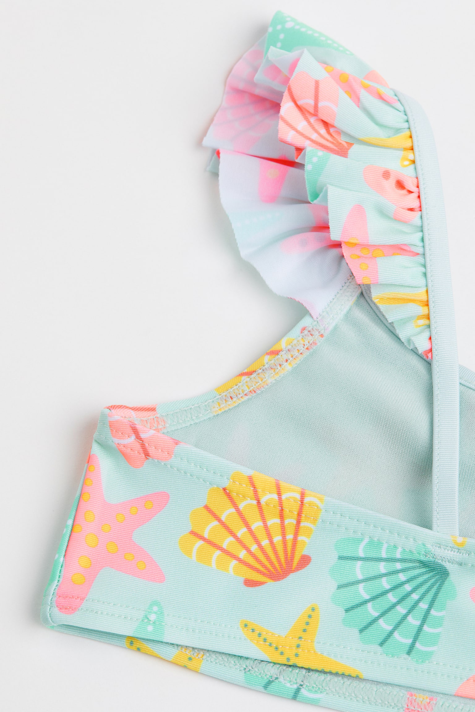 Flounce Trim Bikini - Light turquoise/Starfish/Light blue/Stripe/Mint green/Butterflies - 2