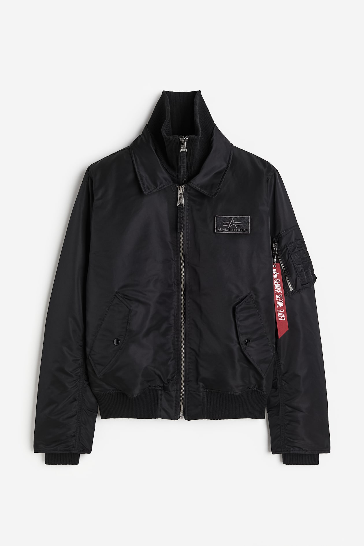 Alpha Industries Bomberjacke Schwarz H&m Cwu Jet Blast Black