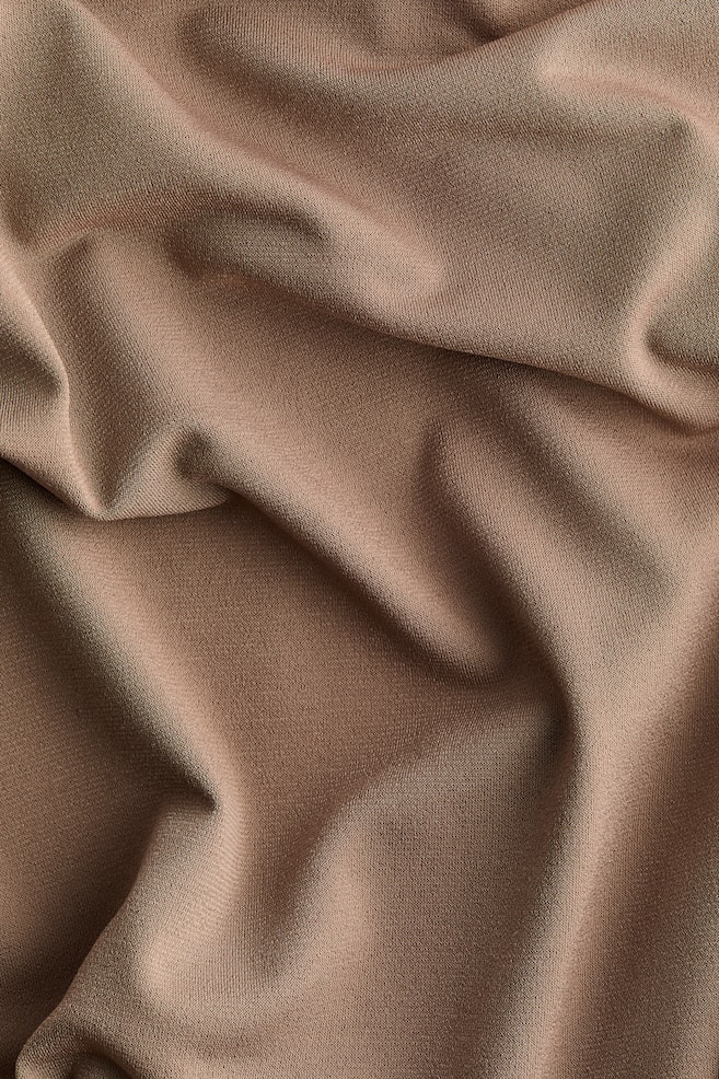 One-sleeve turtleneck top - Beige/Black/Grey - 3