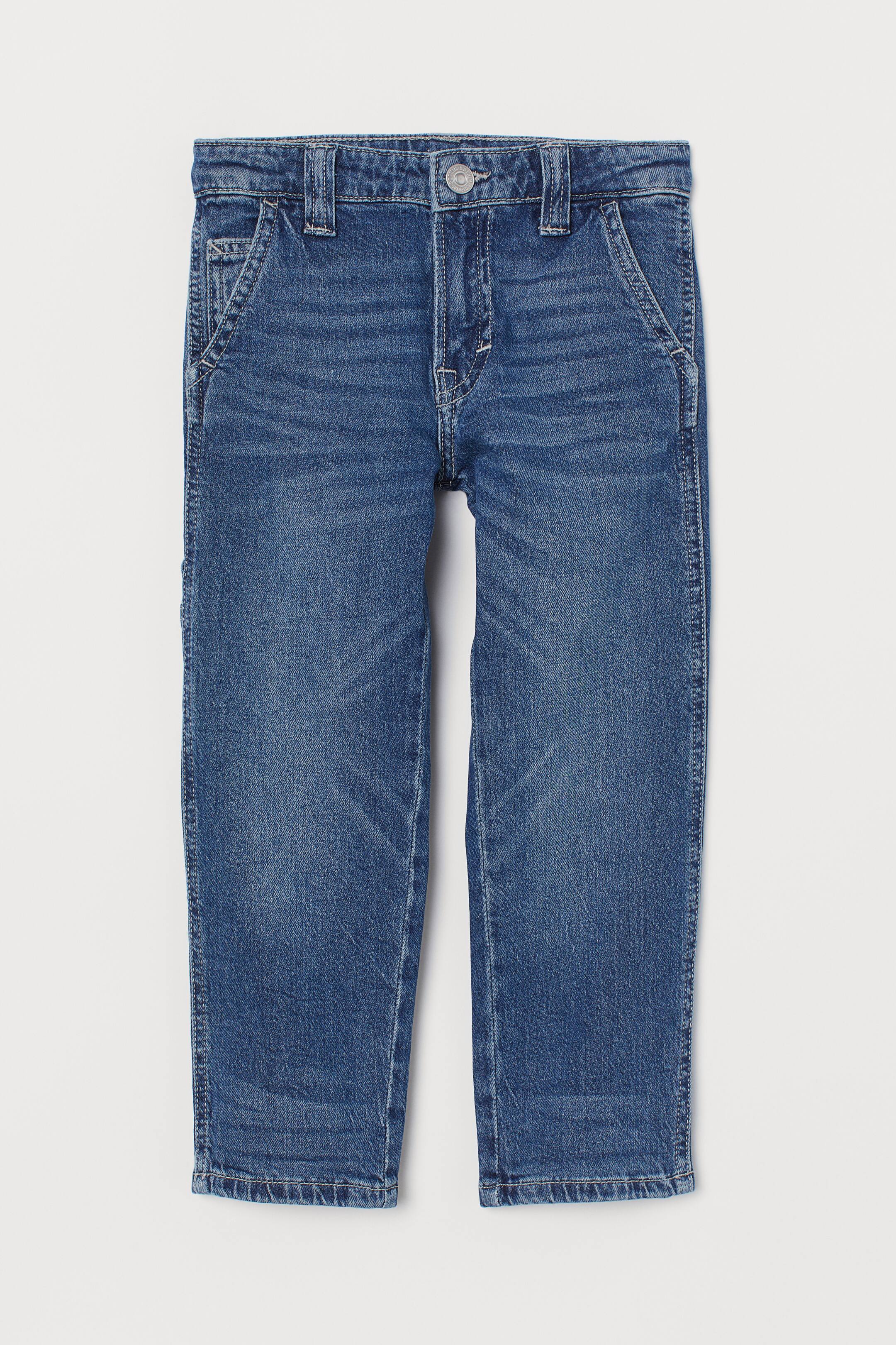 Straight Fit Jeans - Long - Denim blue - Kids | H&M GB