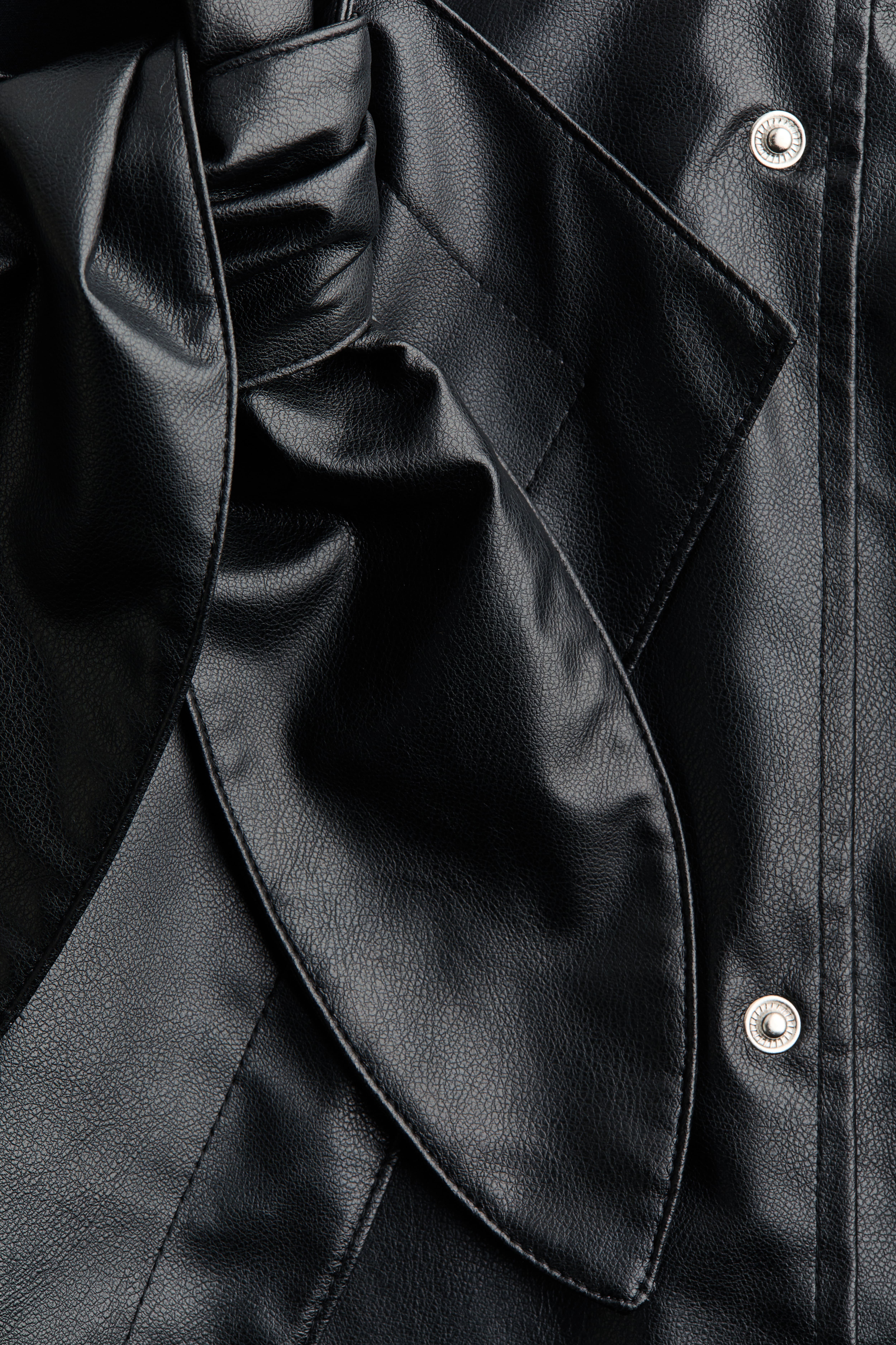 Coated Jacket with Scarf Collar