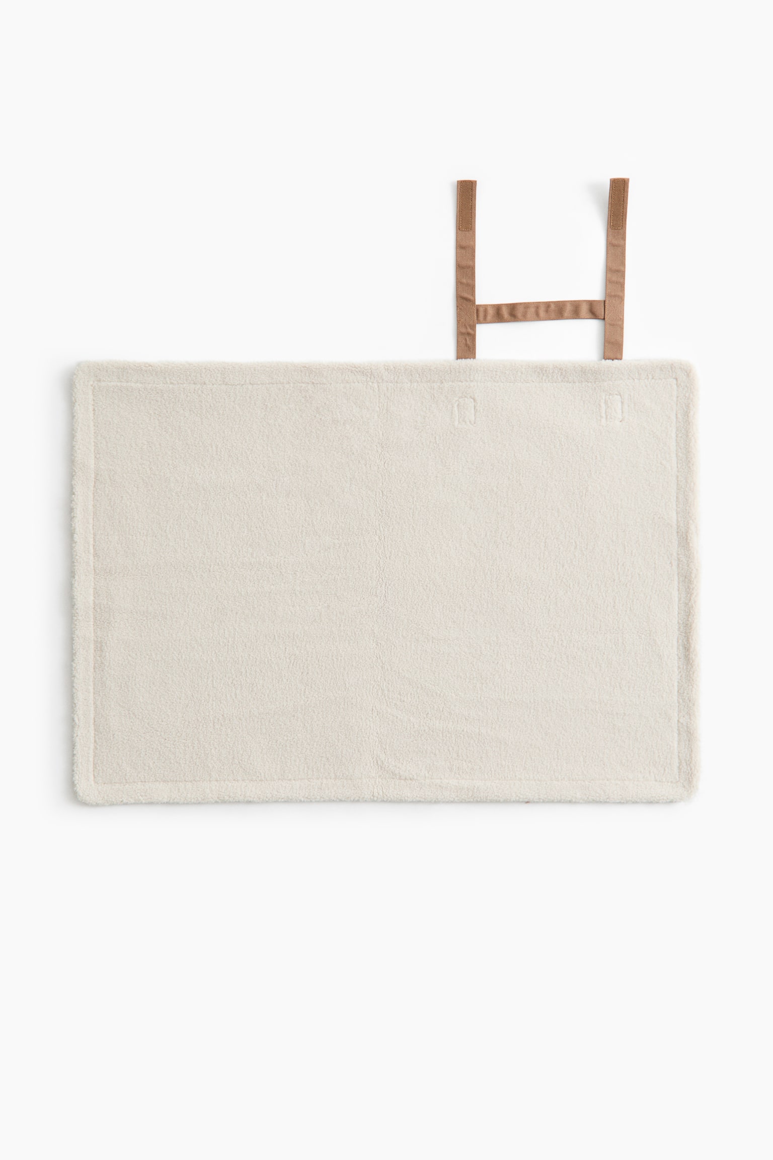 Женский плед H&M Teddy Fleece Pet Blanket, цвет: Бежевый / Кремовый — фото 3