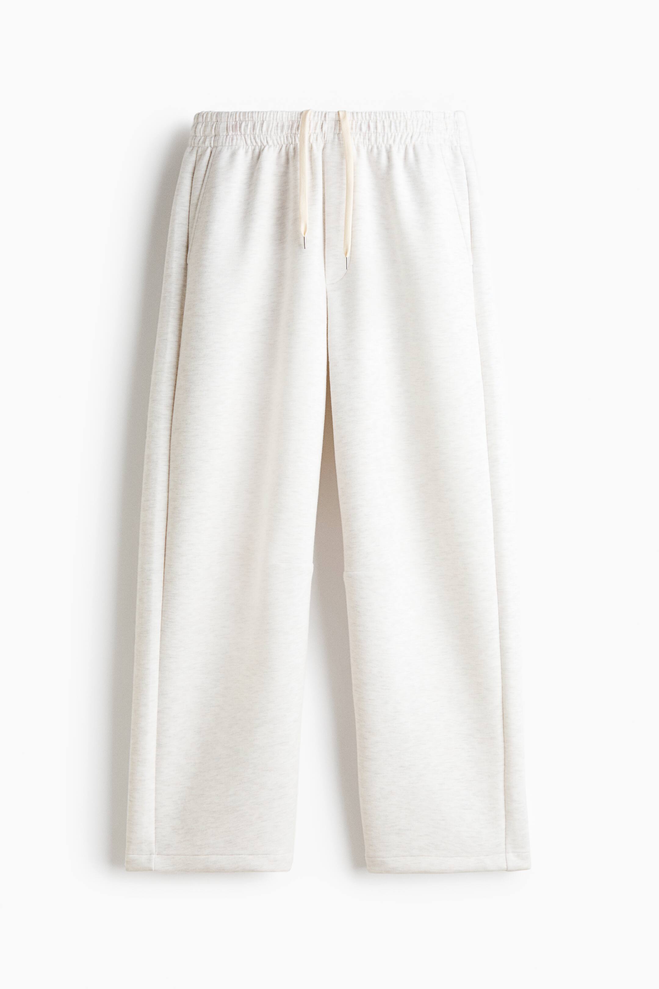 View larger image: Relaxed Fit Scuba sweatpants - Light beige marl - Men | H&M 1