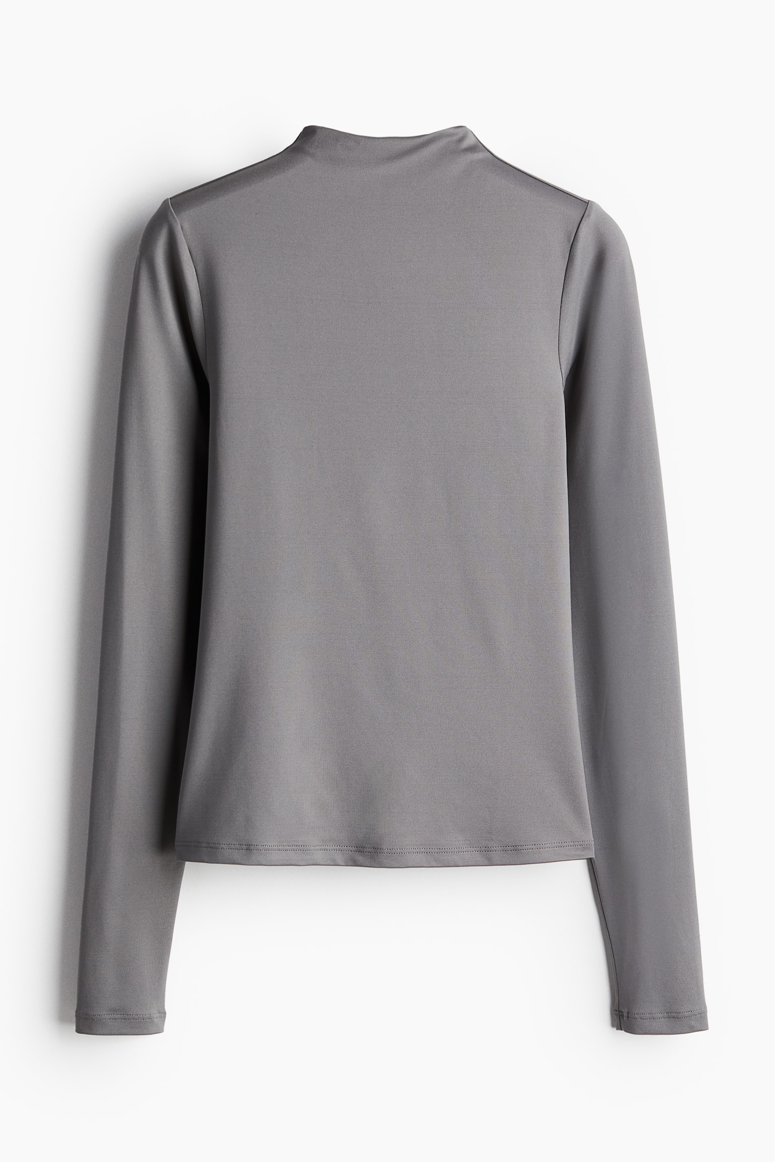 Turtleneck jersey top - Grey/Light beige/Leopard print/Cream/Brown/Black - 2