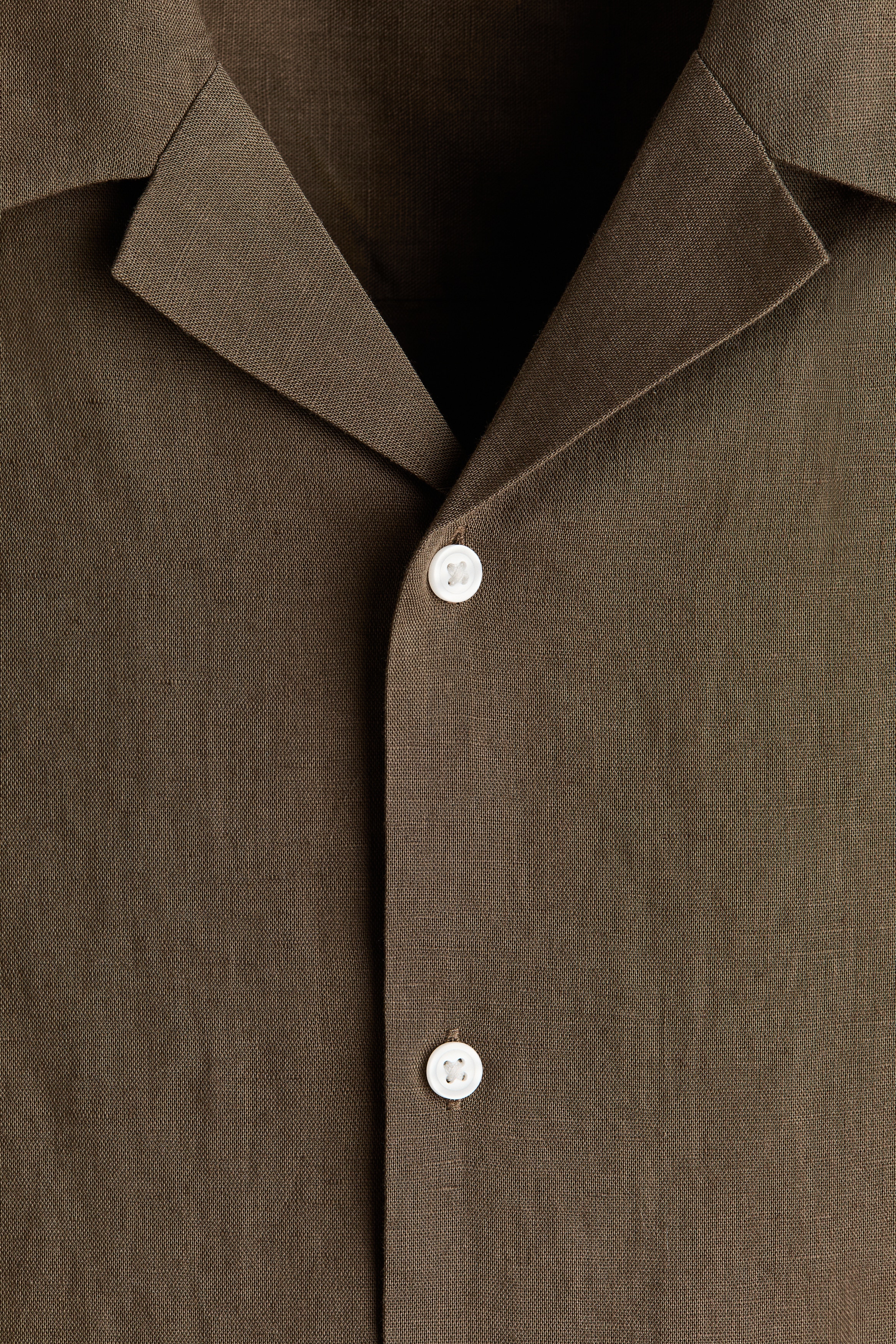 Relaxed-Fit Linen-Blend Resort Shirt