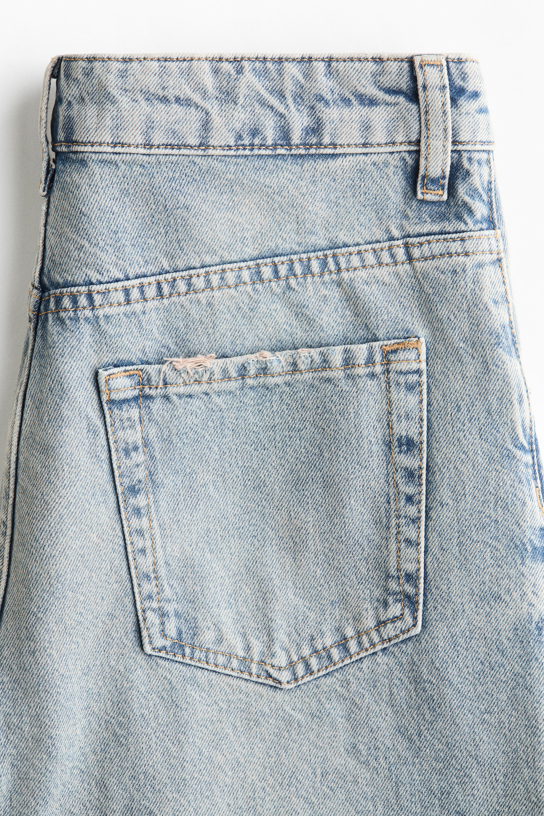 Denim Bermuda Shorts