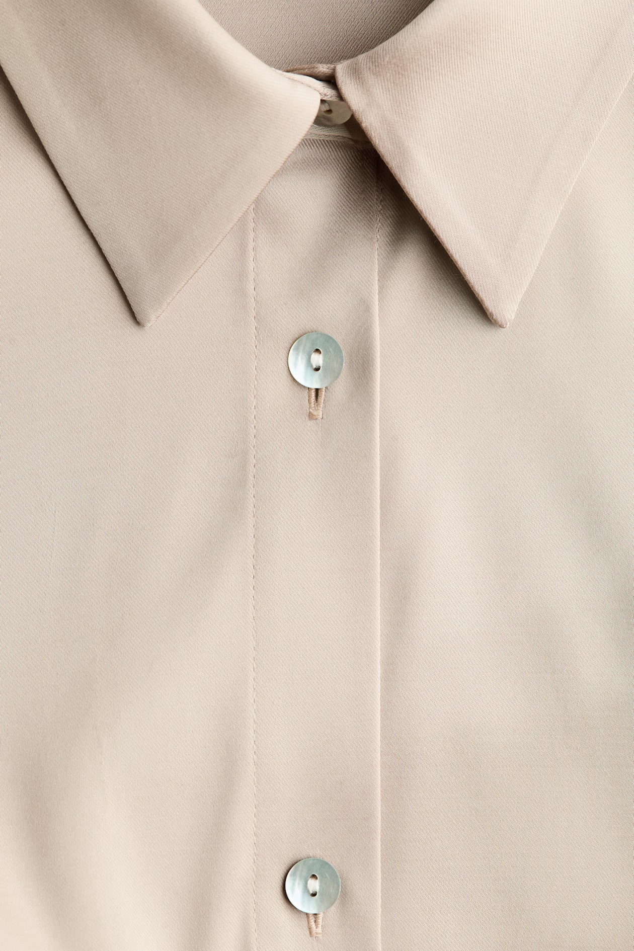 Fitted Twill Shirt - image 4