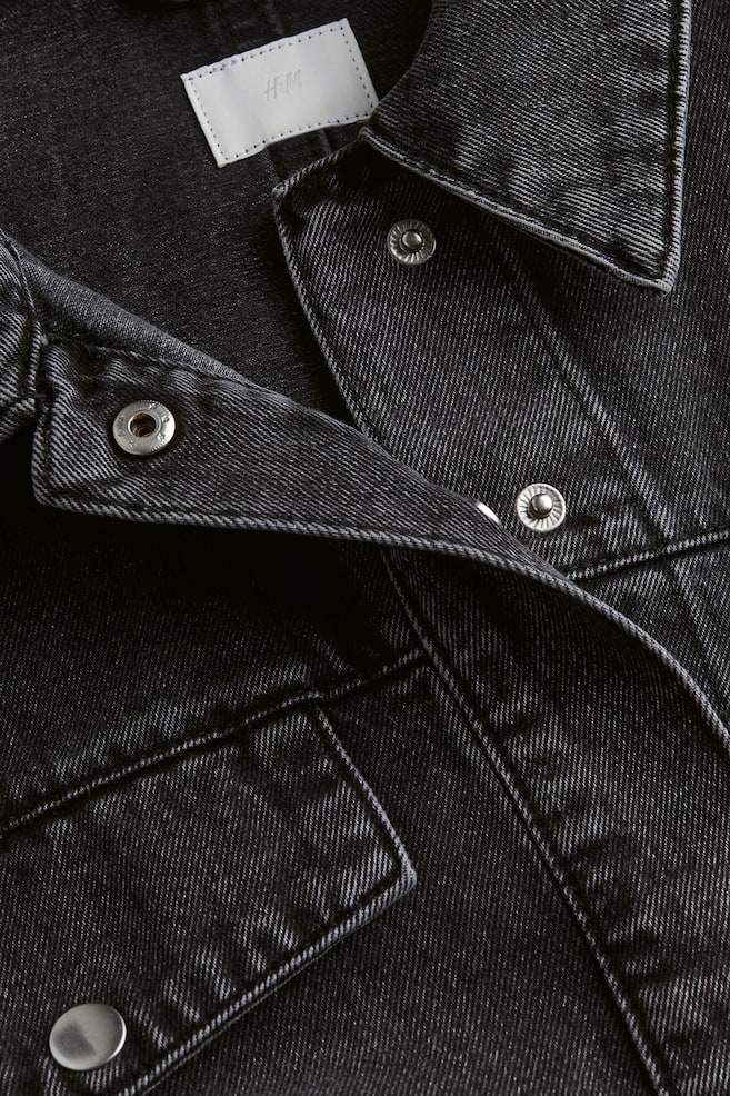 Veste-chemise en denim - Noir/délavé/Bleu denim - 6