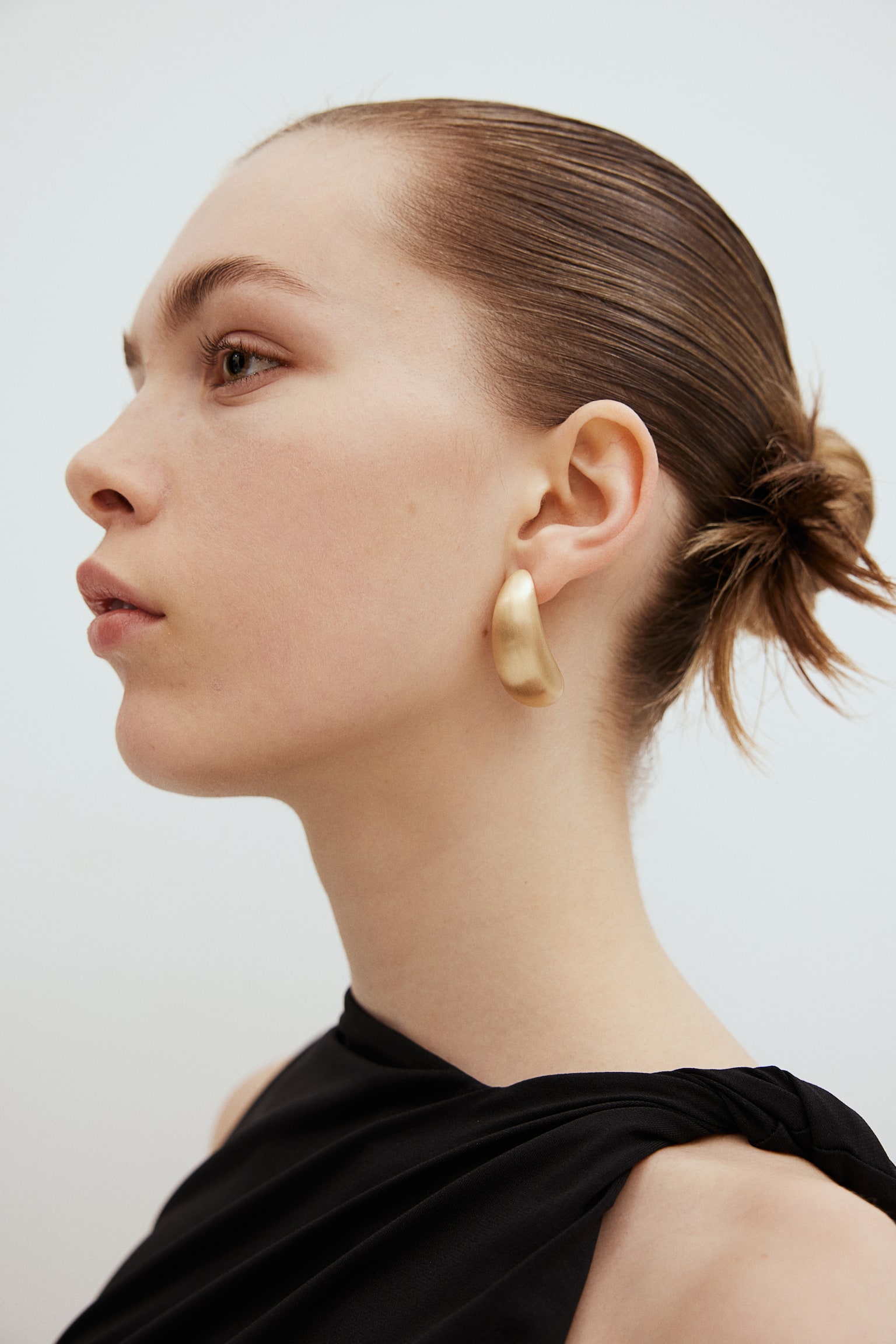 Chunky earrings - Gold-coloured/Gold-coloured - 1