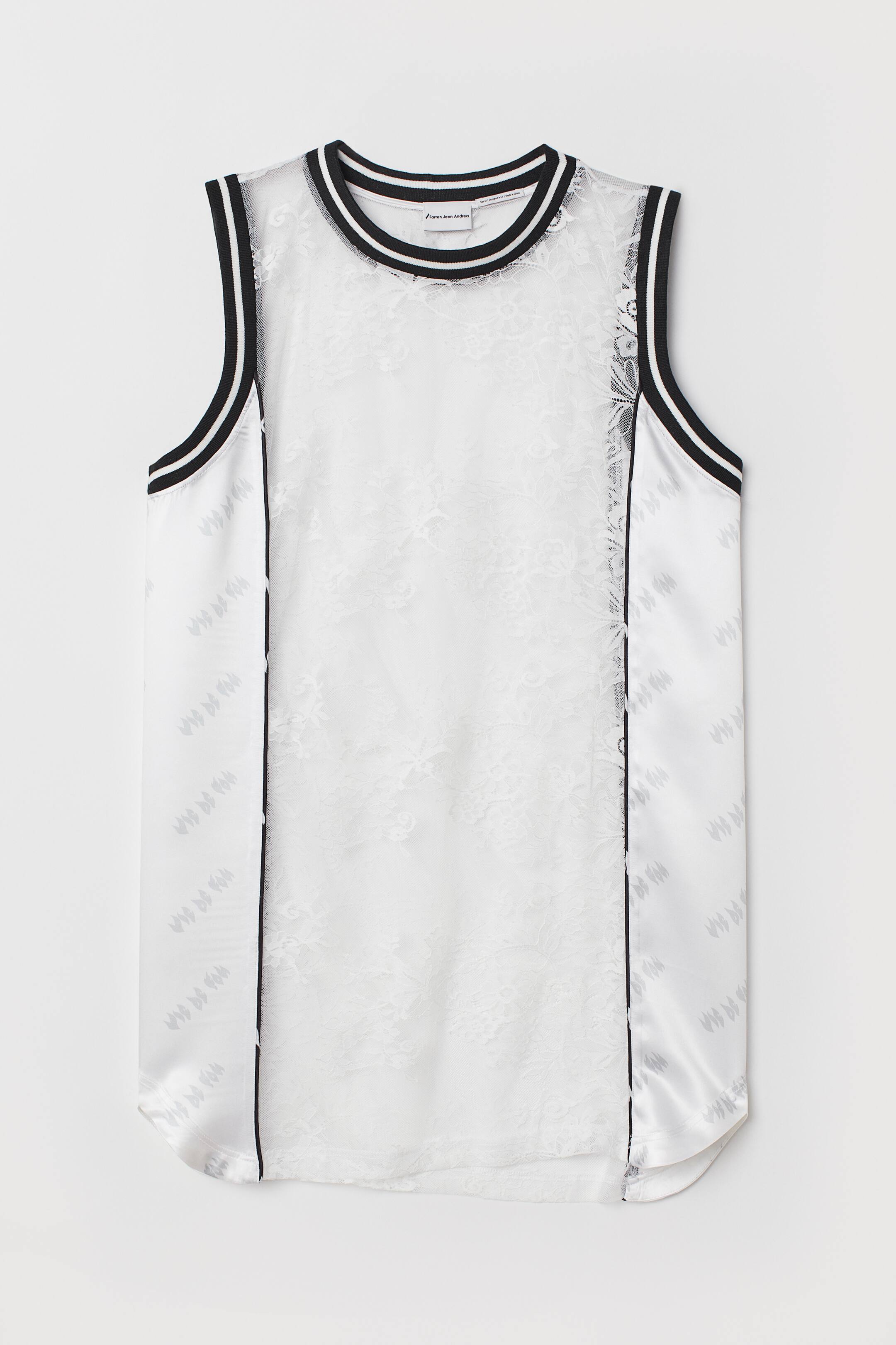 Zobrazit větší obrázek: Basketbalové tílko - Bílá - ŽENY | H&M CZ 1