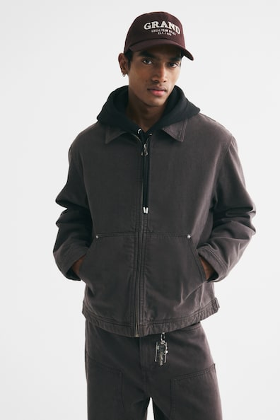Denim workwear jacket