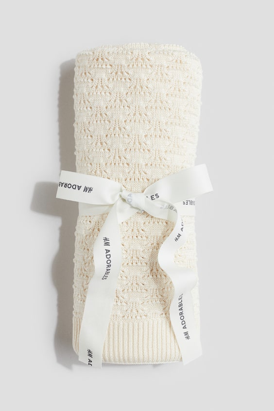 Детский плед H&M из шёлковой смеси Pointelle