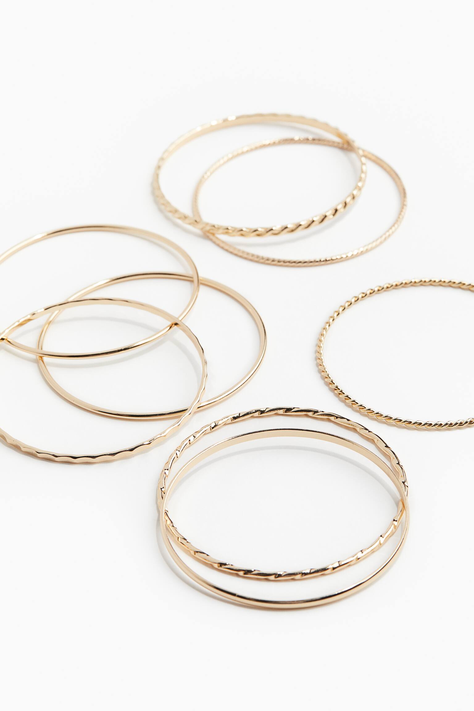 8-pack Bangles - Gold colour/Silver colour - 3