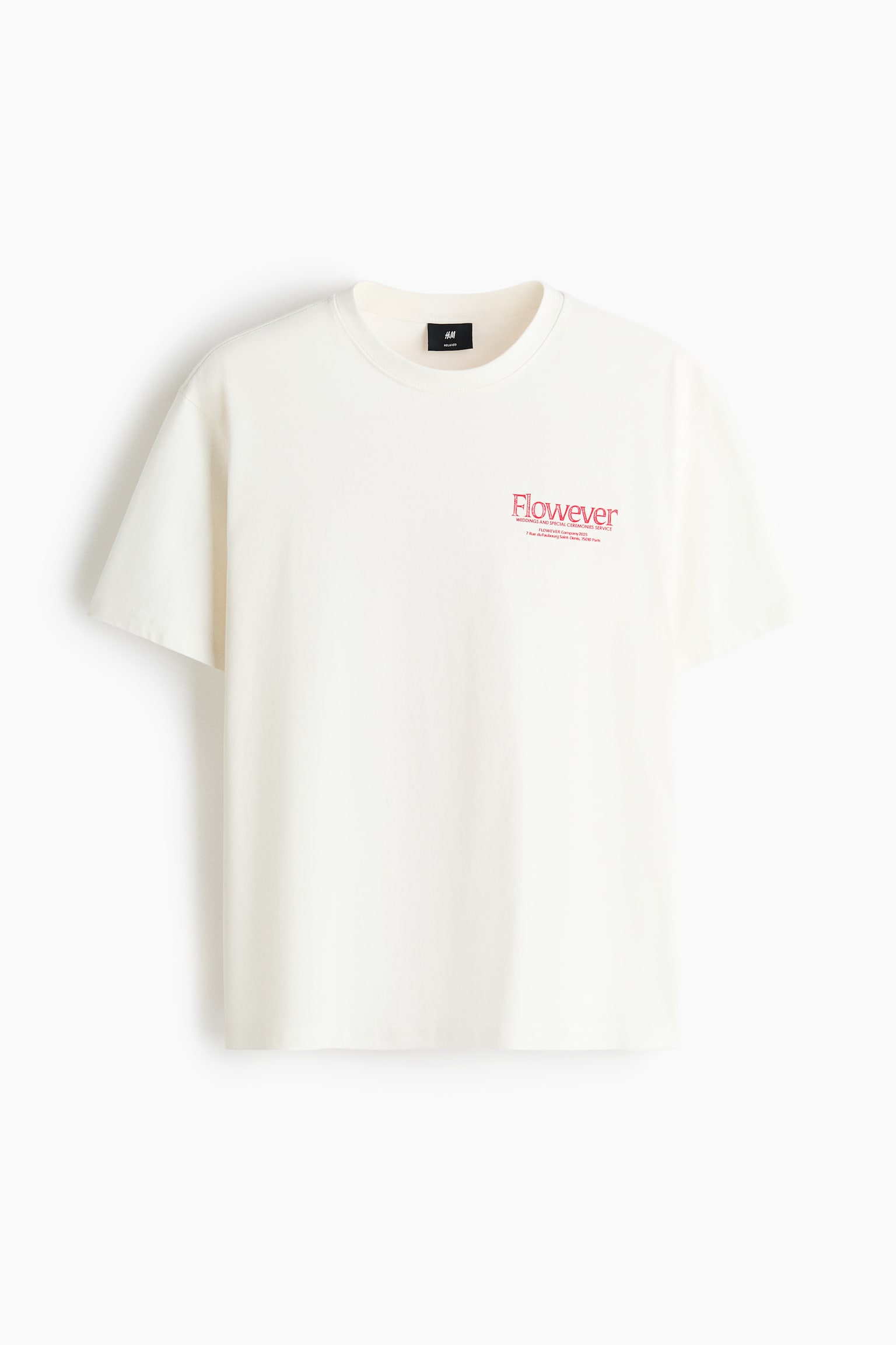 Loose Fit Printed T-shirt - White/Flowever/Brown/Street hoops/Turquoise/Emotional currents/White/Next level ready/Brown/Adapt/Black/Keep the wild/Navy blue/Not All Things Lost/Plum/Handle With Care - 2