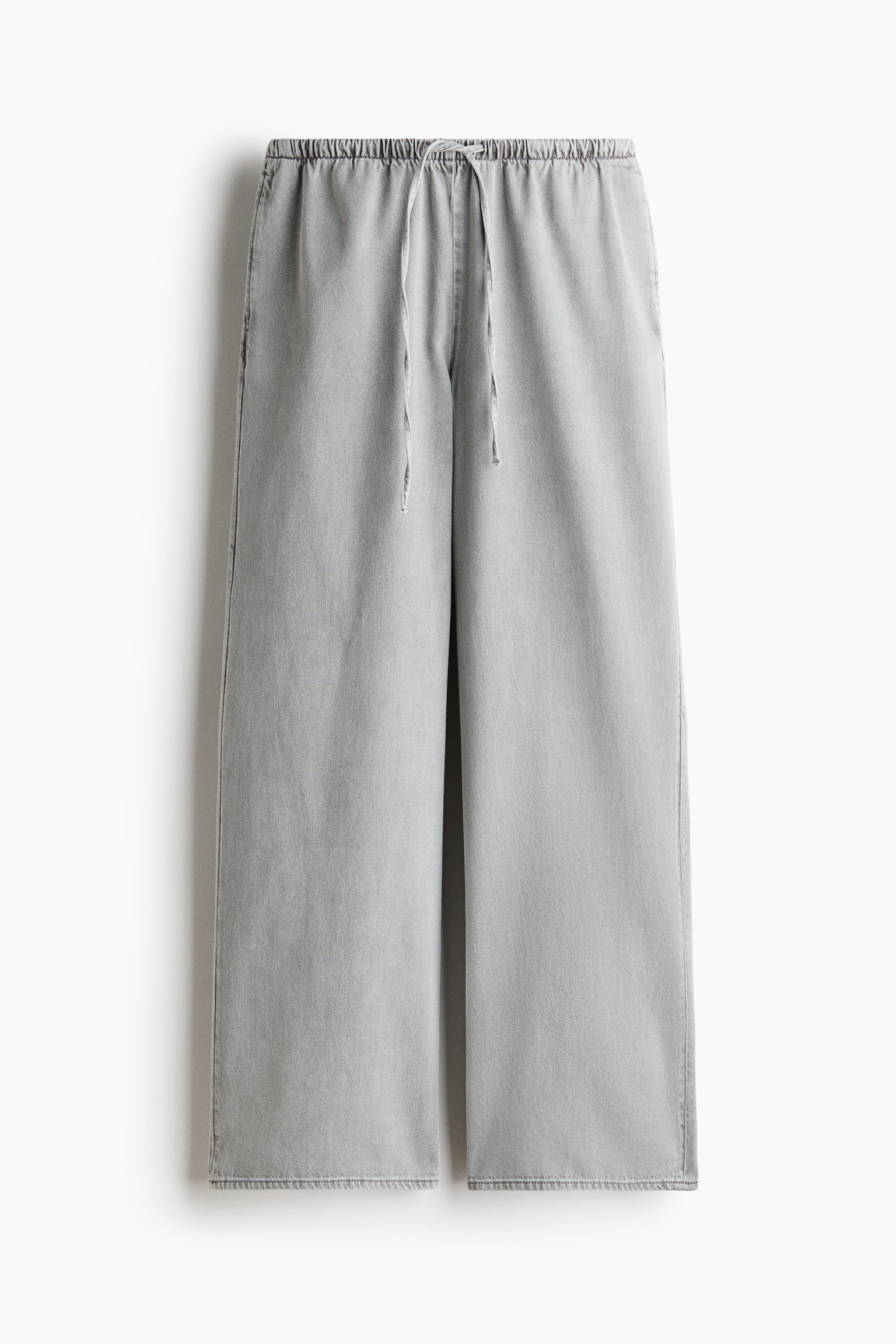 Denim drawstring trousers - Grey/White/Light denim blue/Dark denim blue/Denim blue