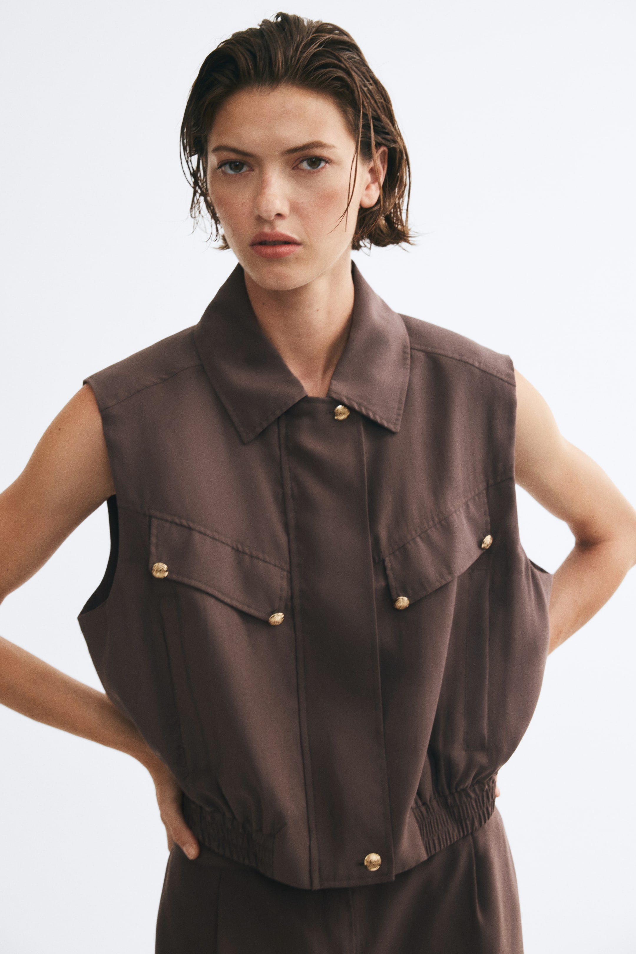 Женские жилеты H&M Modal-Blend Vest — фото 3