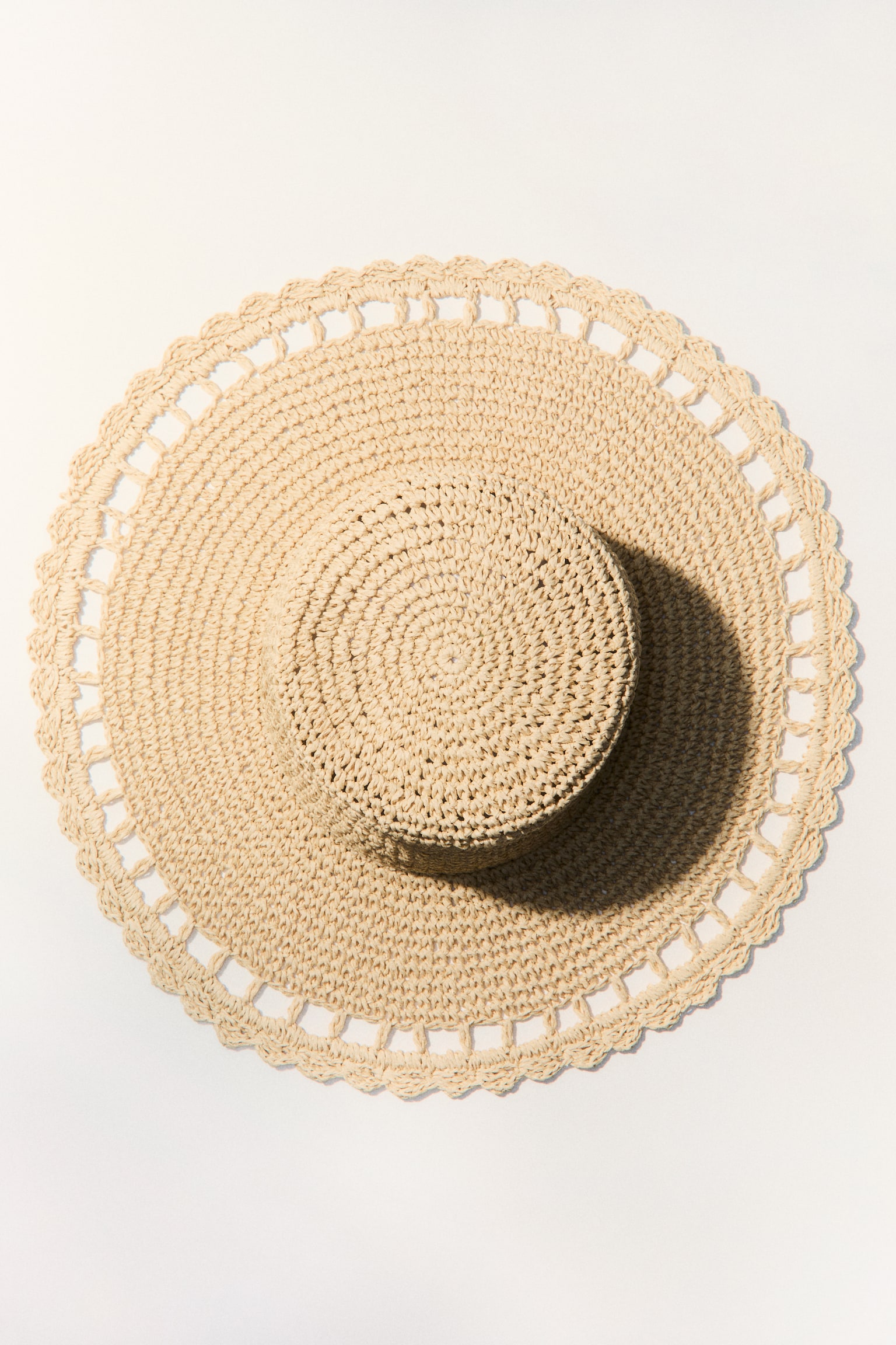 Straw hat-Light beige - 1
