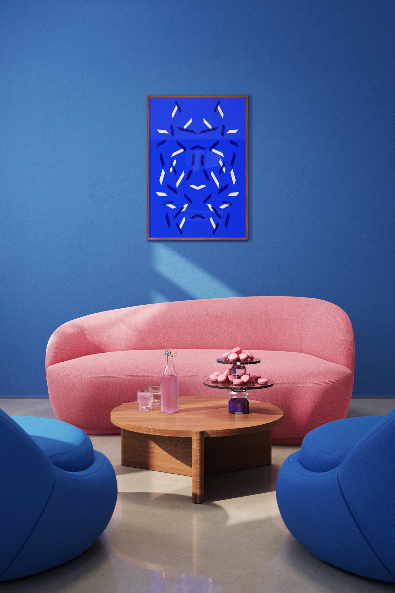 Rose 2,5-sitzer Sofa Rechts - Firenze Bubble Gum