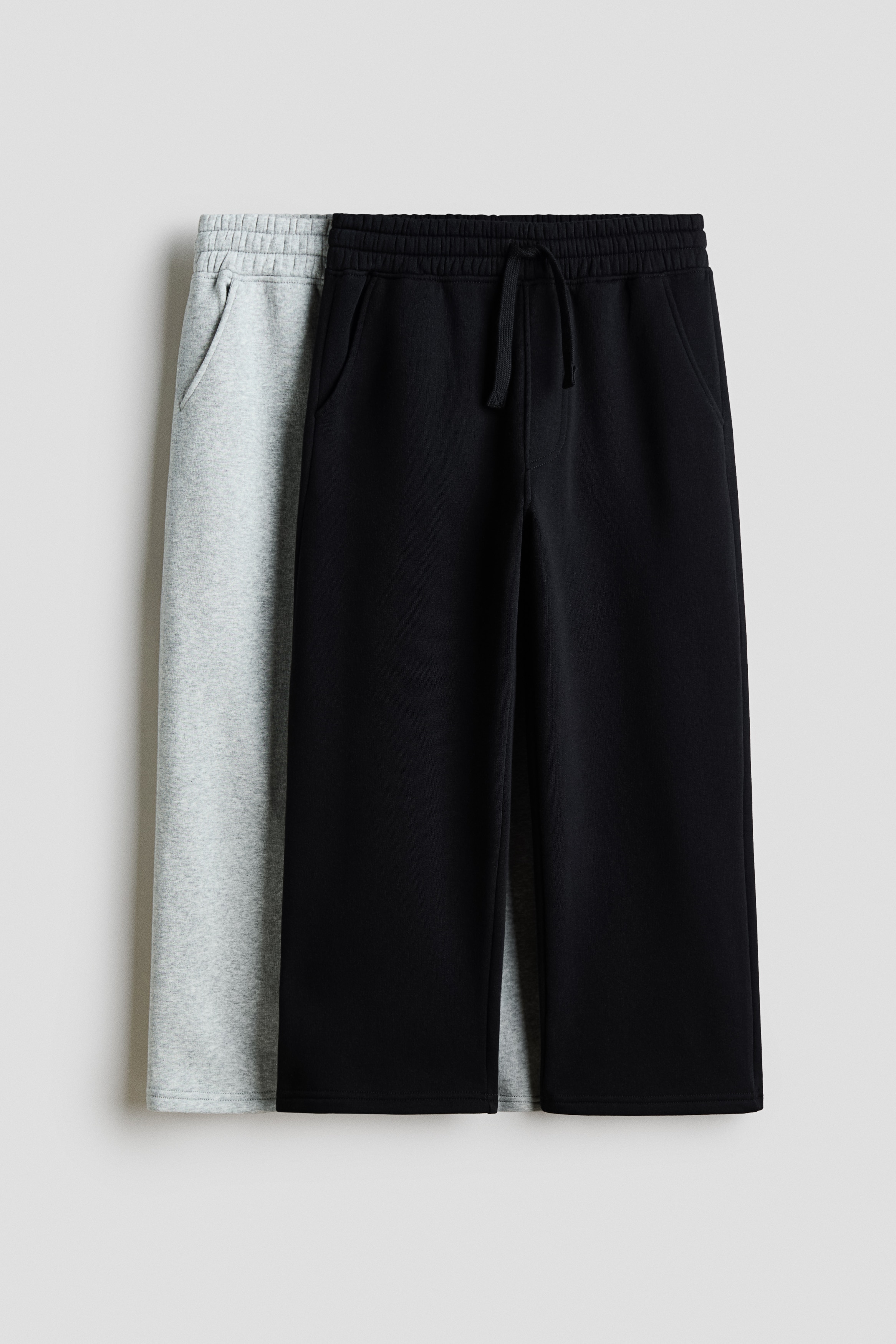 2-pack wide-leg brushed-inside joggersModel