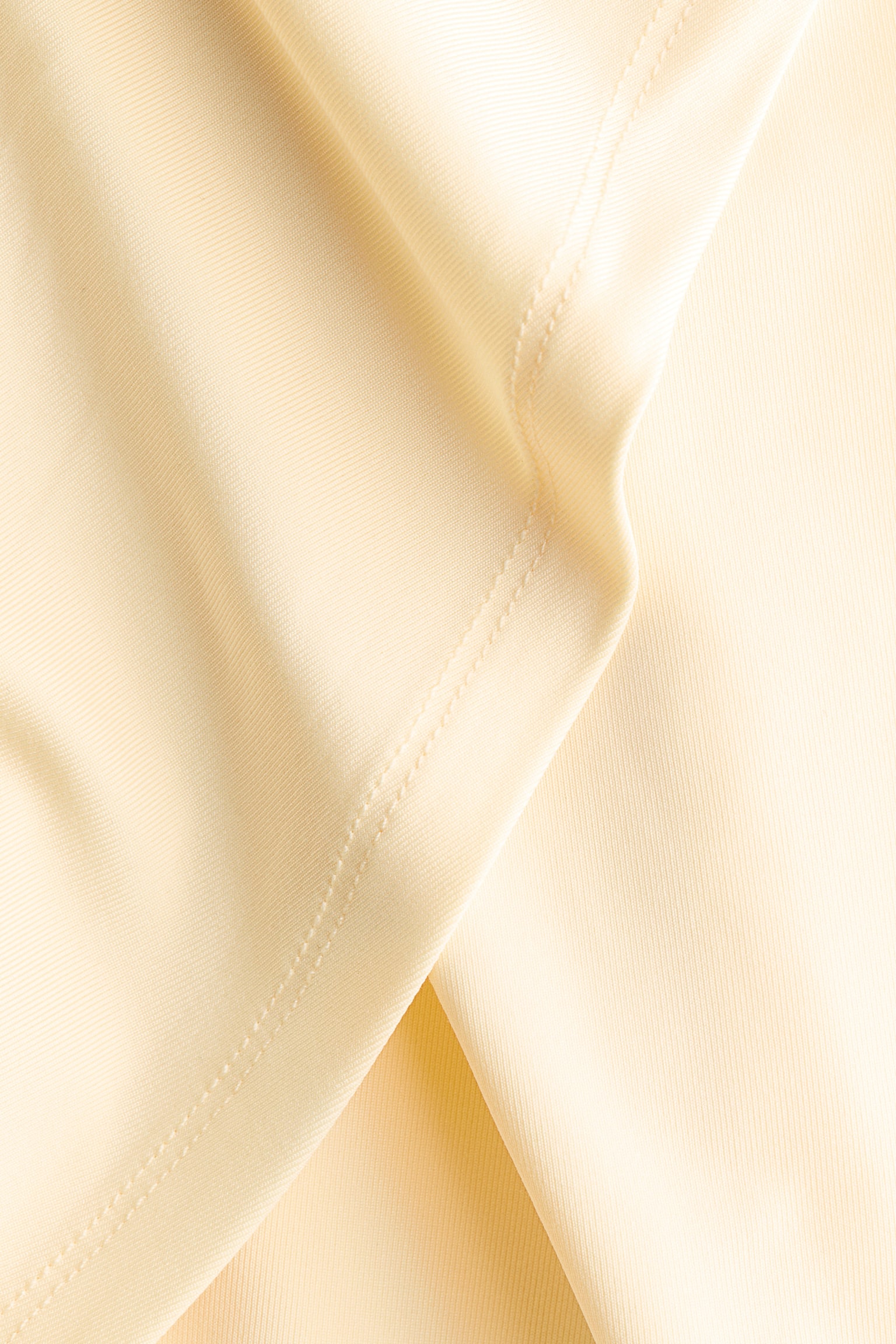Женское платье H&M Draped Bandeau, цвет: Бледный жёлтый — фото 6