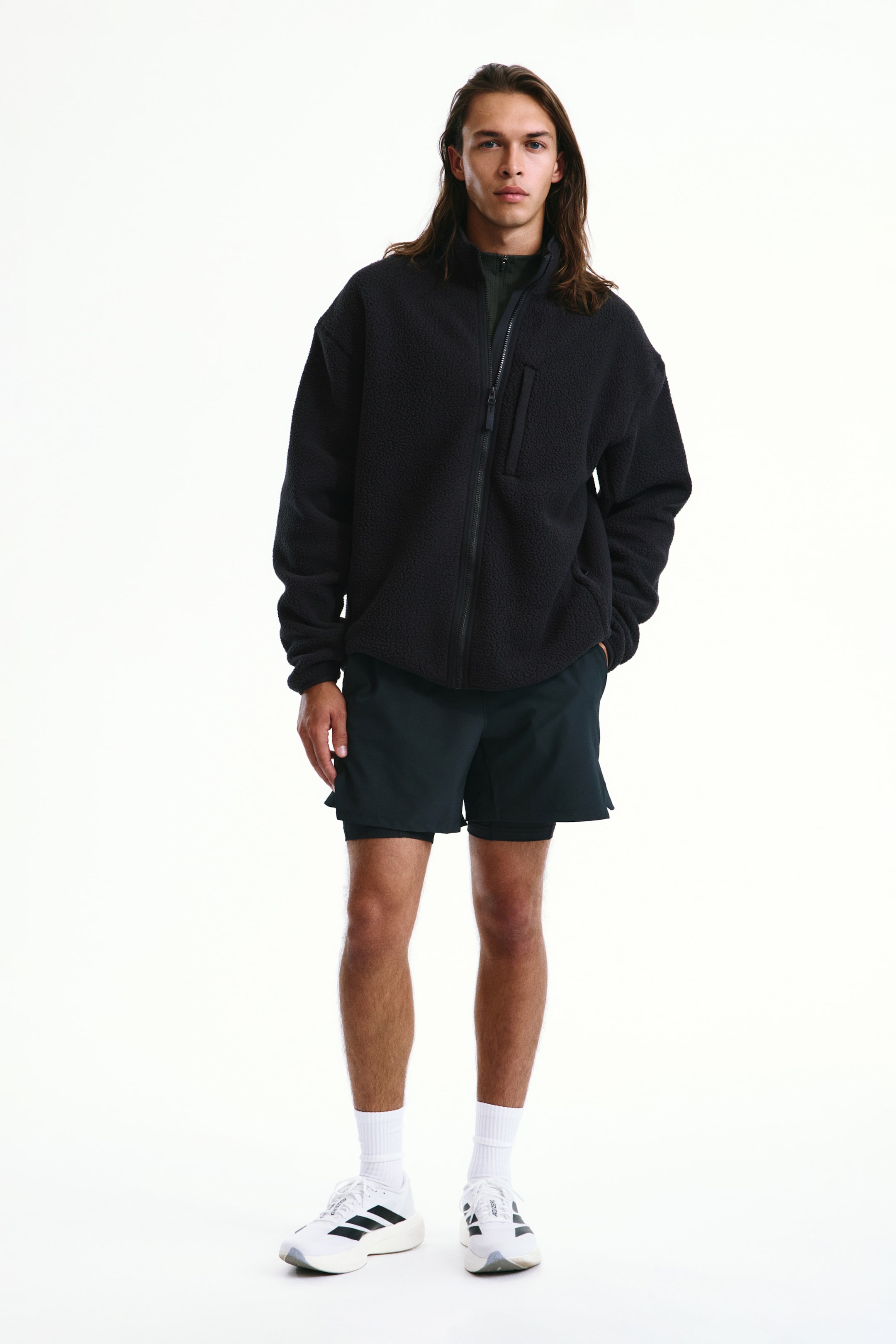 Мужские куртки H&M Regular Fit Teddy jacket — фото 3