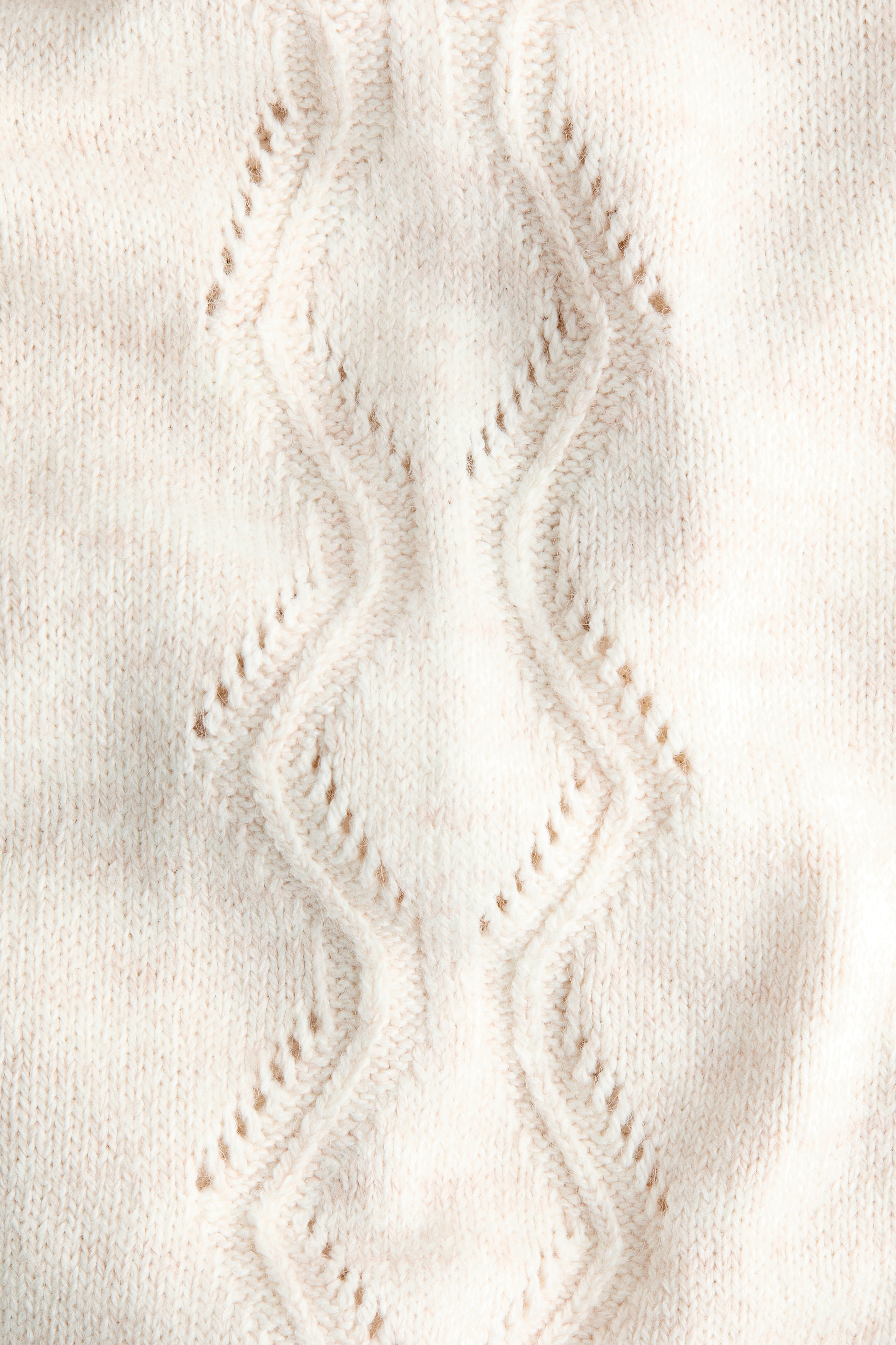 Pointelle-knit trousers