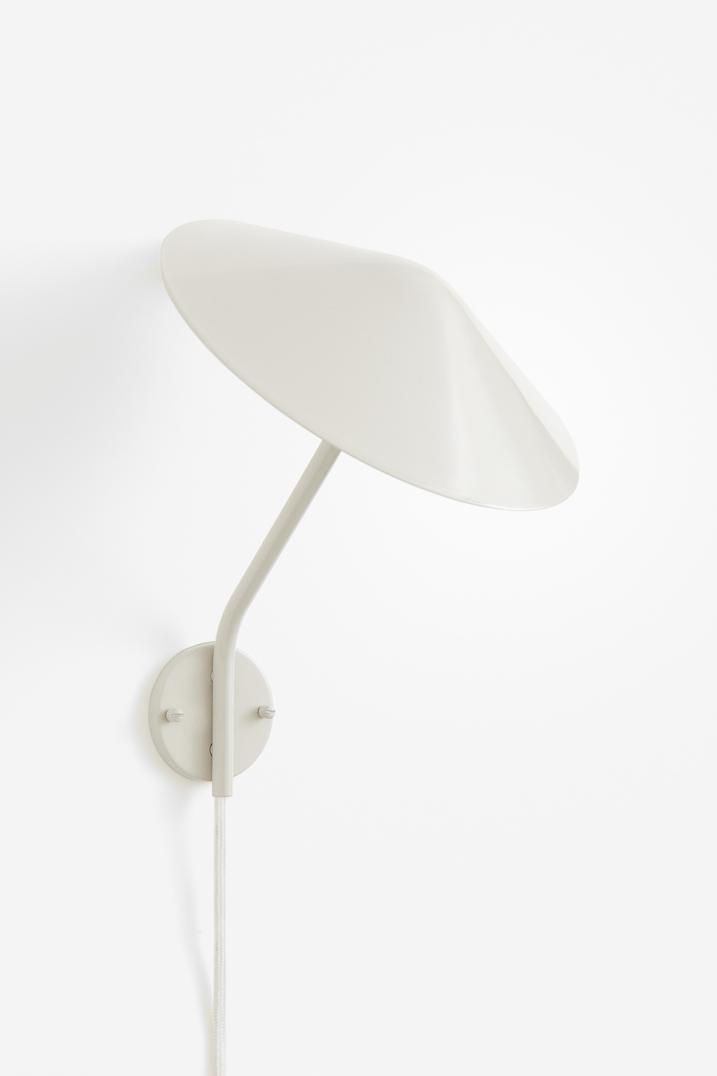 Metal Wall Lamp - Light taupe