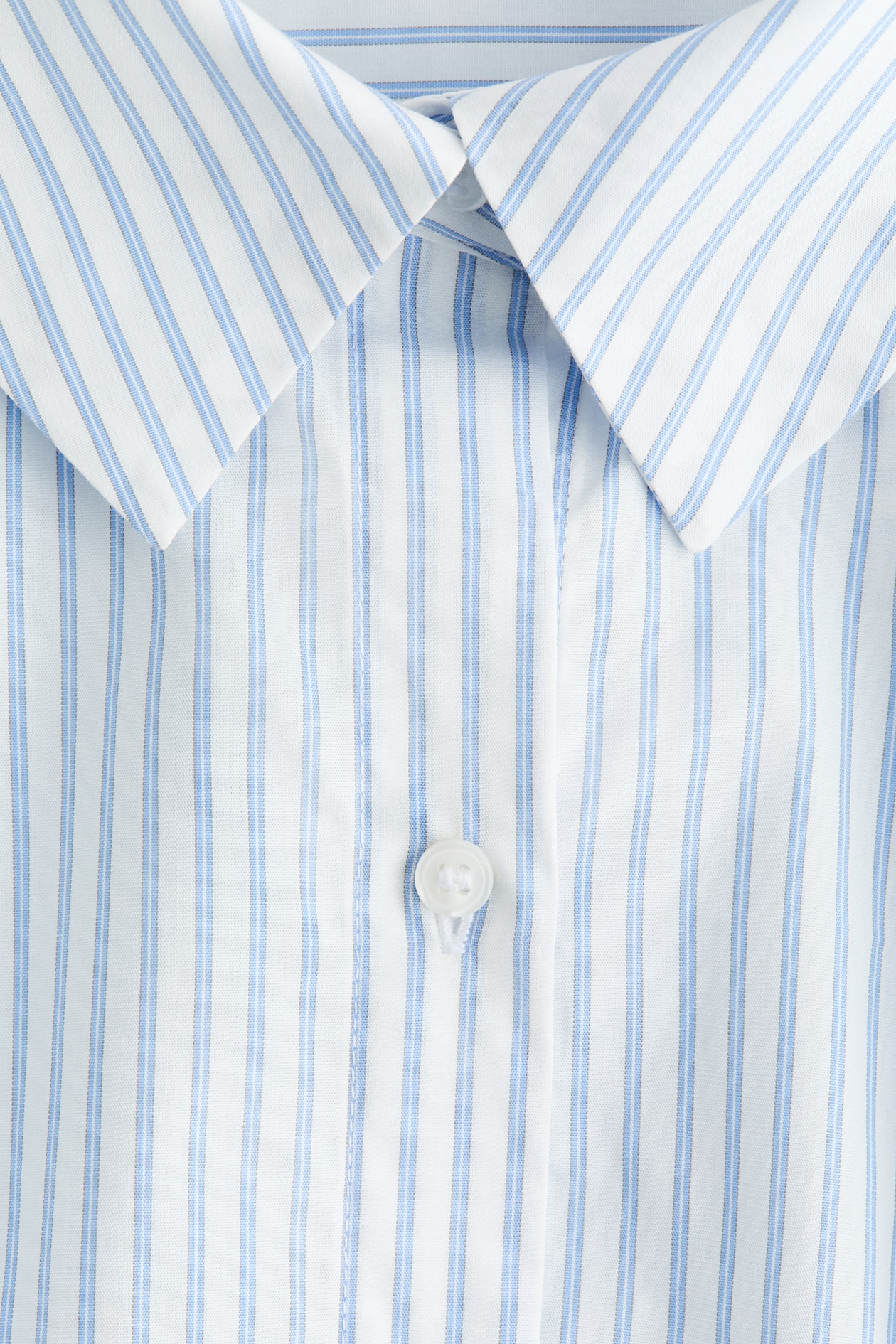 Tapered-Waist Poplin Shirt - image 3