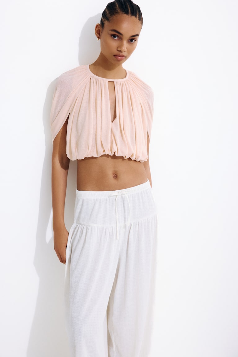Bluza balon kroja od finog pletiva