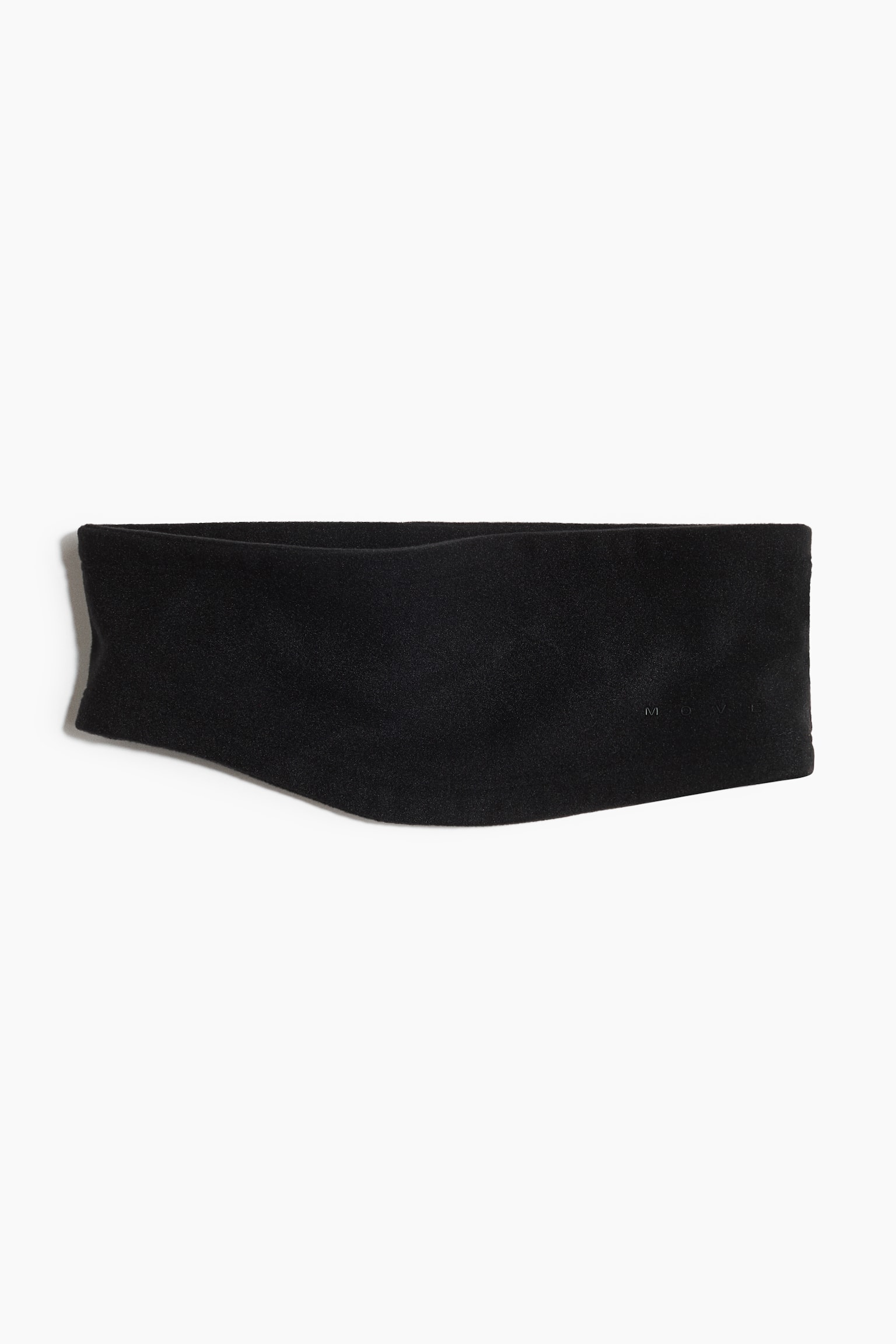 Activewear Fleece Fabric Headband - Black