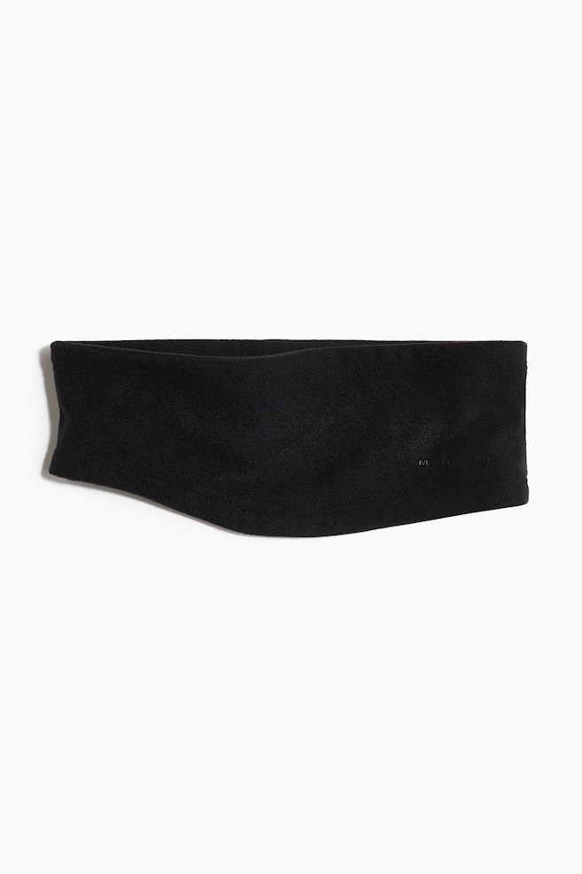 Sport-Stirnband aus Fleece - Schwarz - 1