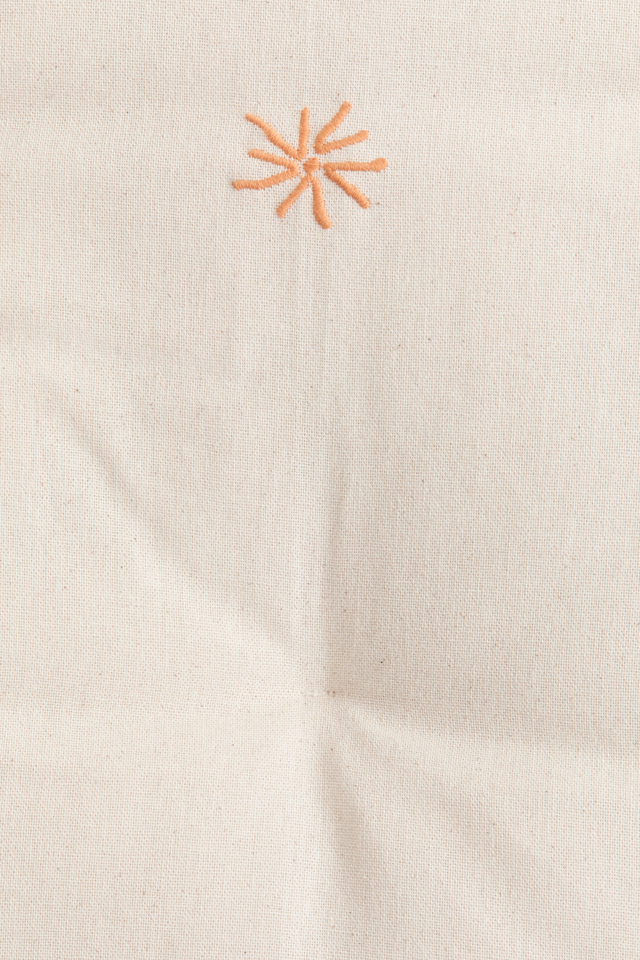 Embroidered-Detail Beach Mat