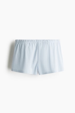 Dra-på-shorts i trikå