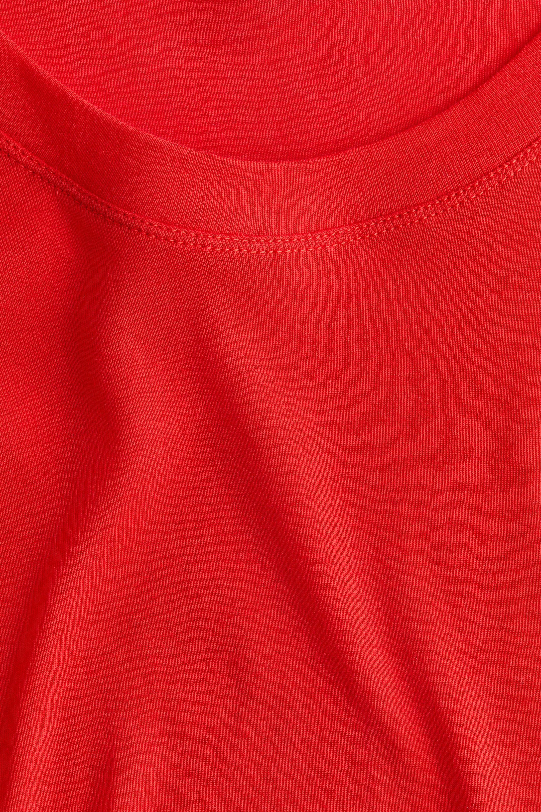 Женские футболки H&M Scoop-Neck Pima Cotton T-Shirt — фото 3