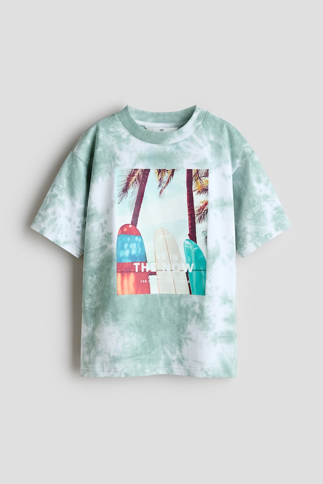 T-shirt imprimé - Turquoise/planches de surf/Rose ancien/West Coast Breeze/Gris foncé/batik/Ivoire/soccer/Bleu foncé/NY/Beige/texte Roll Your Luck/Bleu foncé/98/Noir/batik - 1