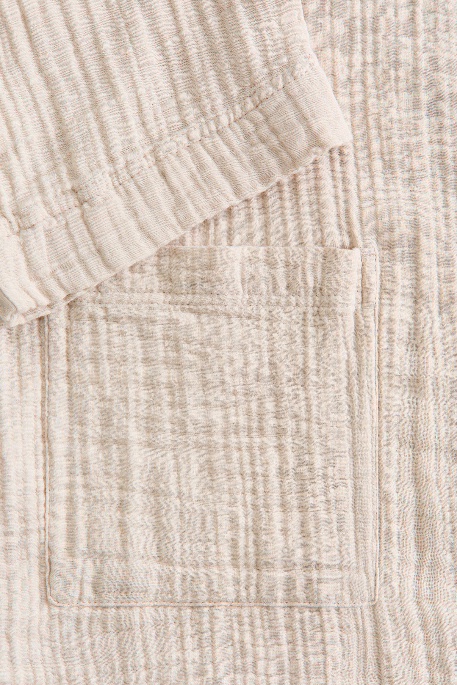 Muslin dressing gown - Beige/White/Light mole/Anthracite grey/Light khaki green - 3