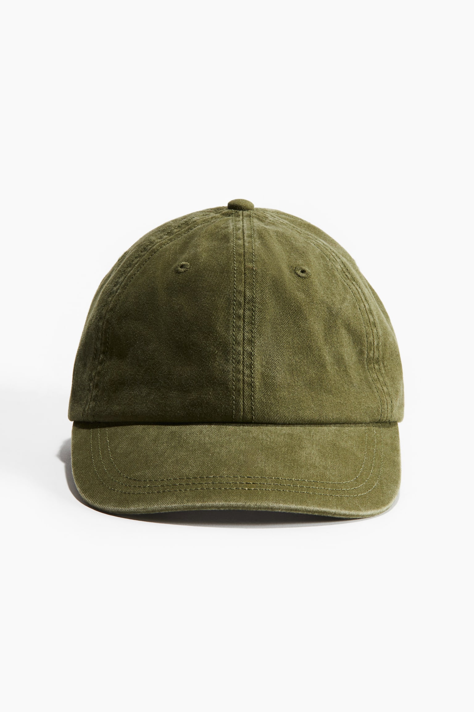 Cotton twill cap - Khaki green/Light beige/Black/Washed/Navy blue - 1