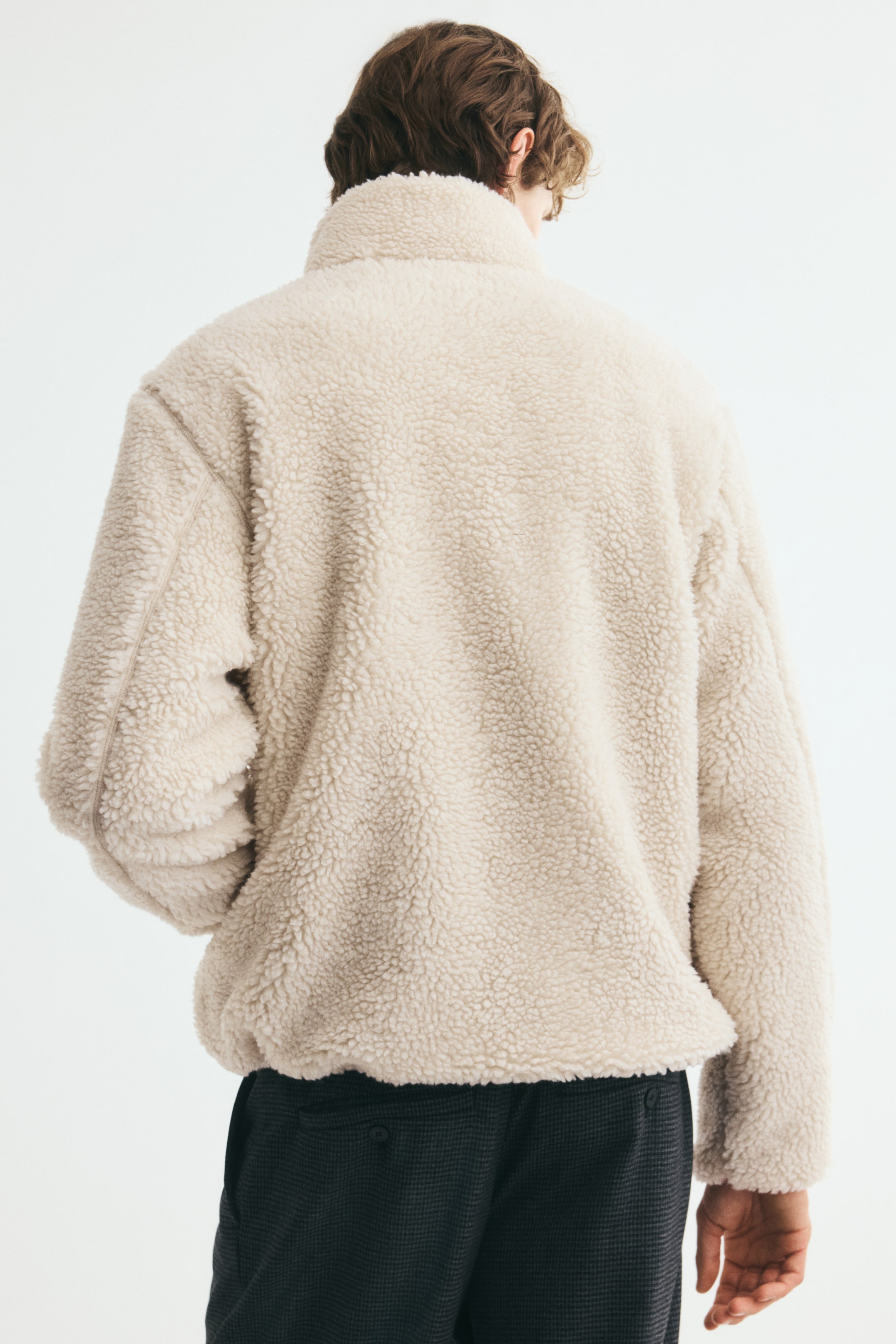 Veste à fermeture éclair en polar