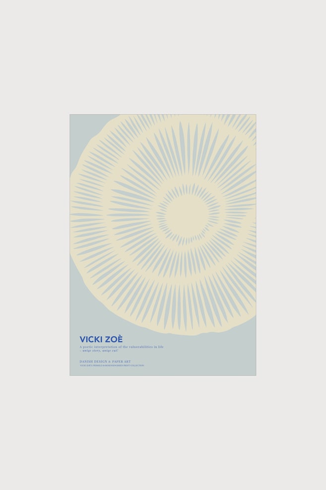 Vicki Zoé - The Uniqueness Of You - Light Blue - Blå / Kräm - 1