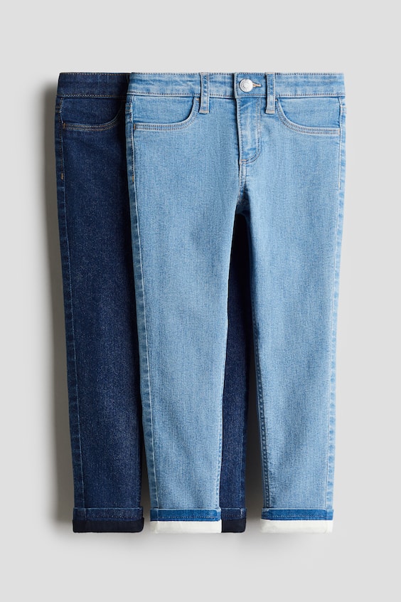 Детские джинсы H&M Lined Skinny Fit Jeans