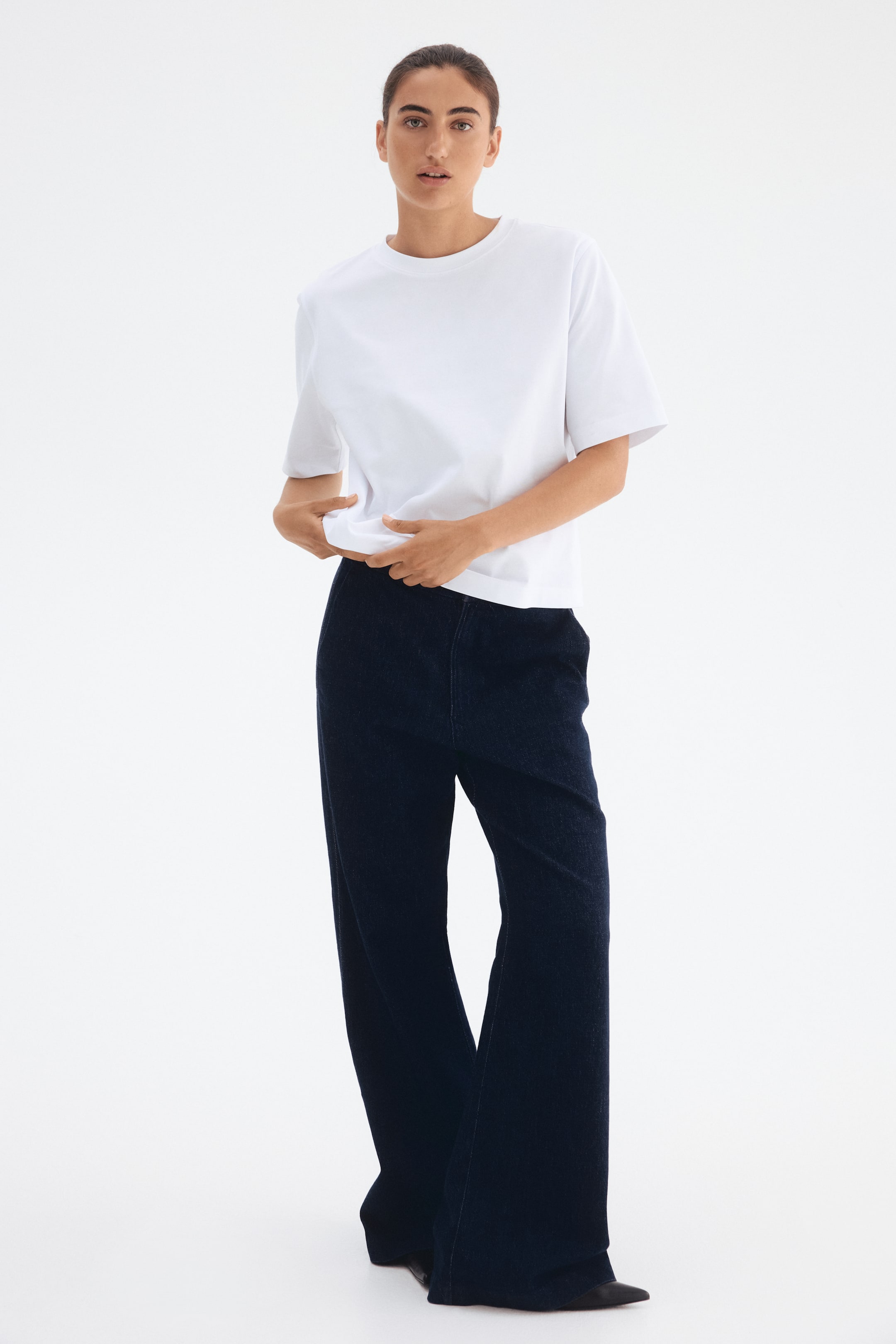 Zobrazit větší obrázek: Tričko z bavlny pima - Bílá - ŽENY | H&M CZ 2