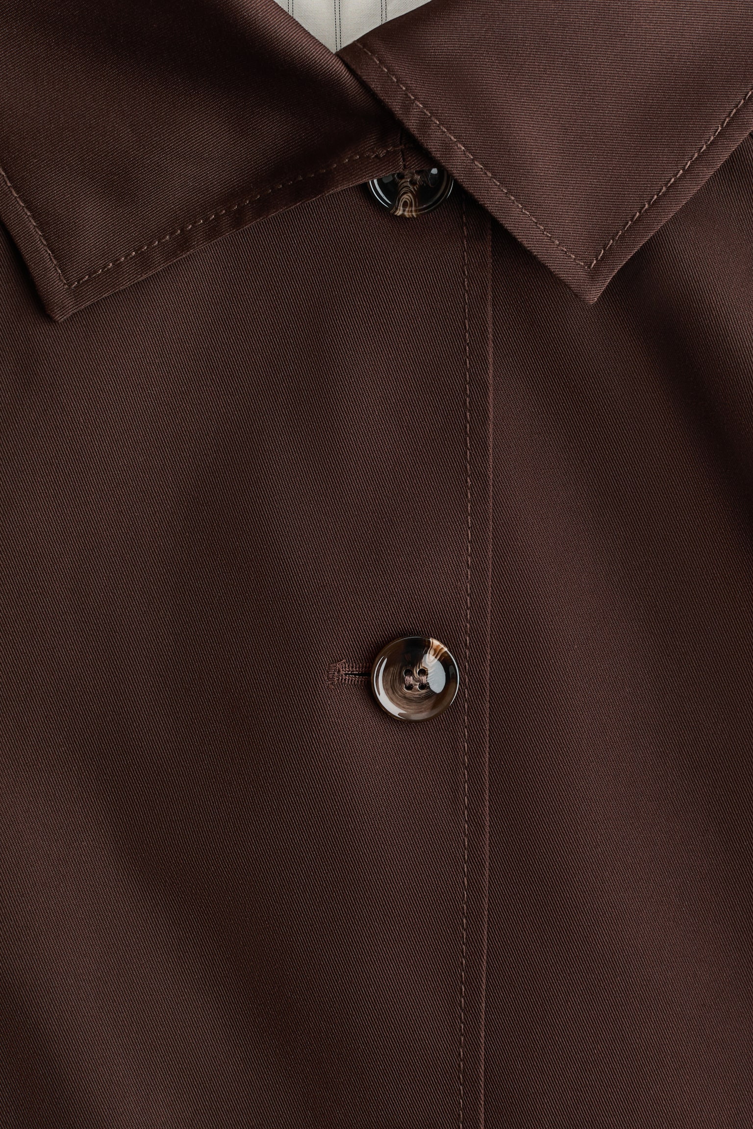 Twill jacket - Dark brown/Dark beige/Dusty pink - 6