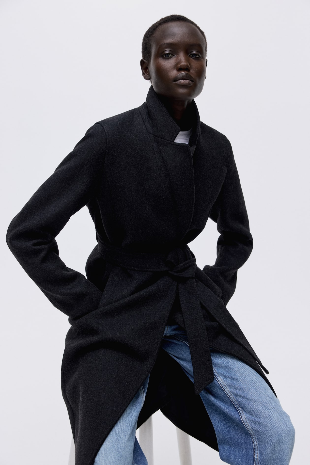 Tie-Belt Coat - image 5