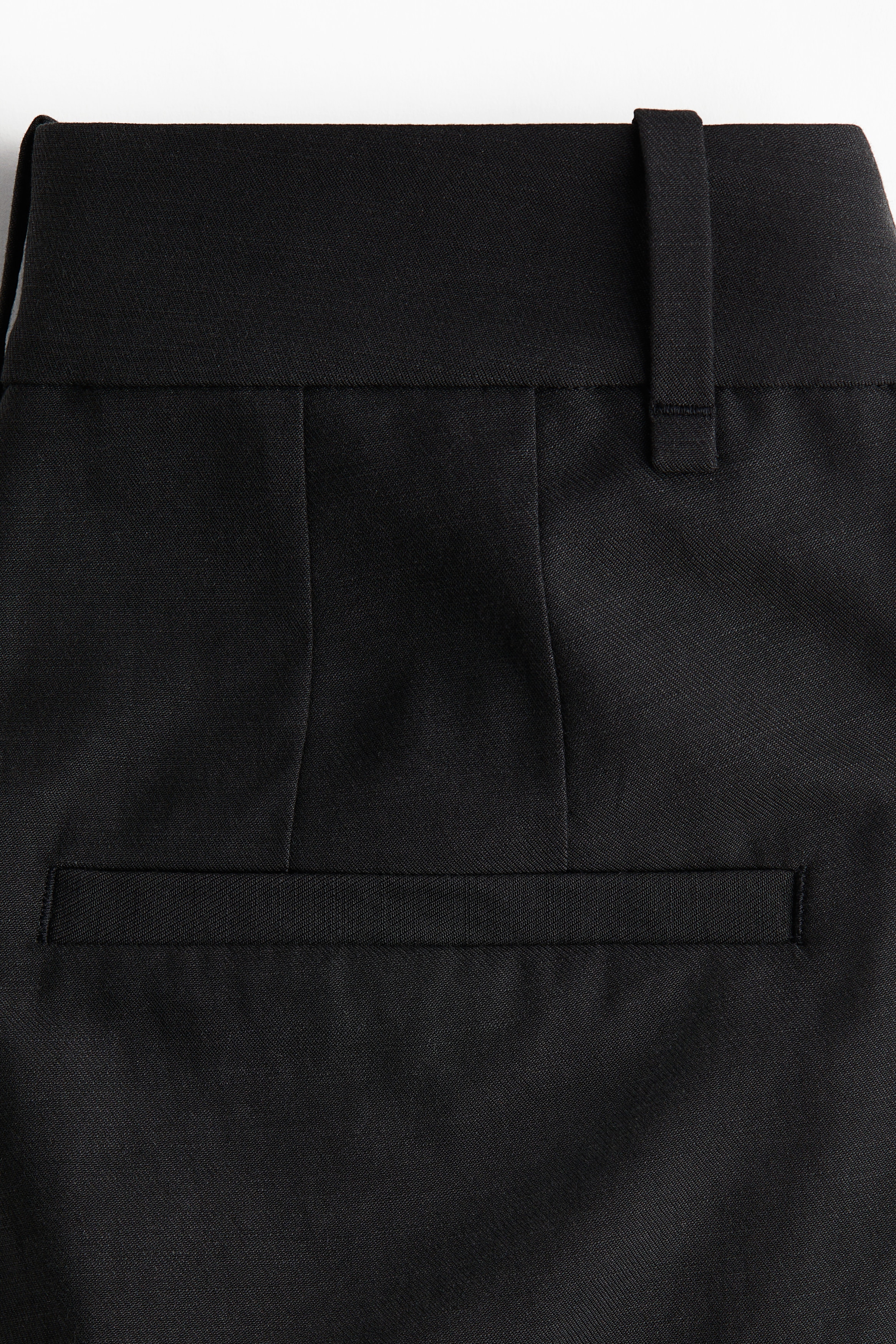 Tapered twill trousers