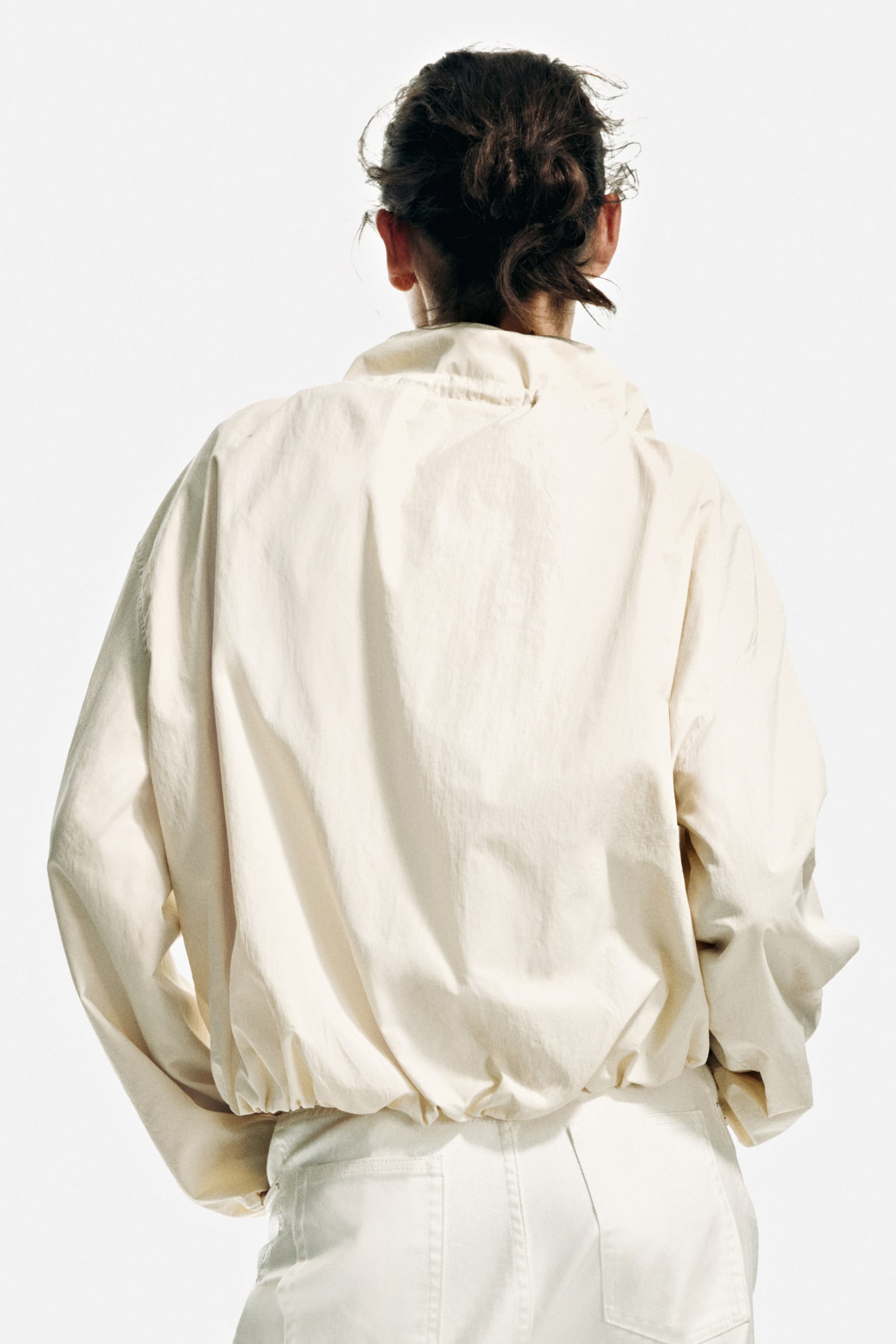 Windbreaker - Cream/Dusty khaki green - 8