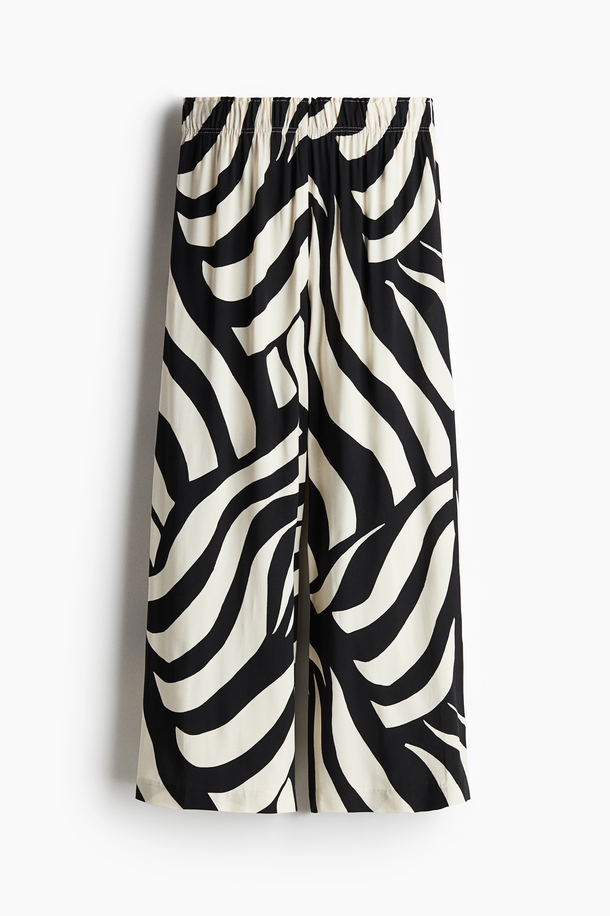 Pantaloni pull-on alla caviglia - Crema/nero fantasia/Nero/Verde kaki chiaro/Blu navy/bianco fantasia/Crema/righe/Marrone scuro/Nero/righe