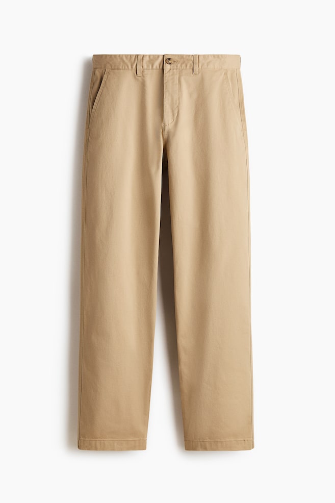 Chinos de algodón Relaxed Fit - Beige/Azul oscuro/Negro/Blanco - 1