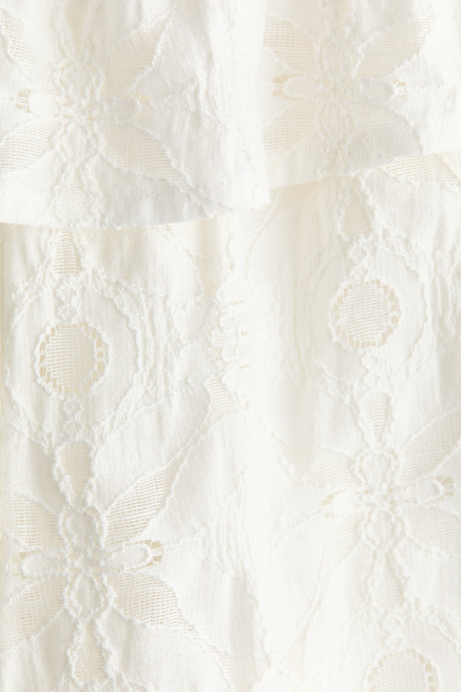 Женские брюки H&M Cotton-Blend Balloon-Leg, цвет: Белый — фото 6