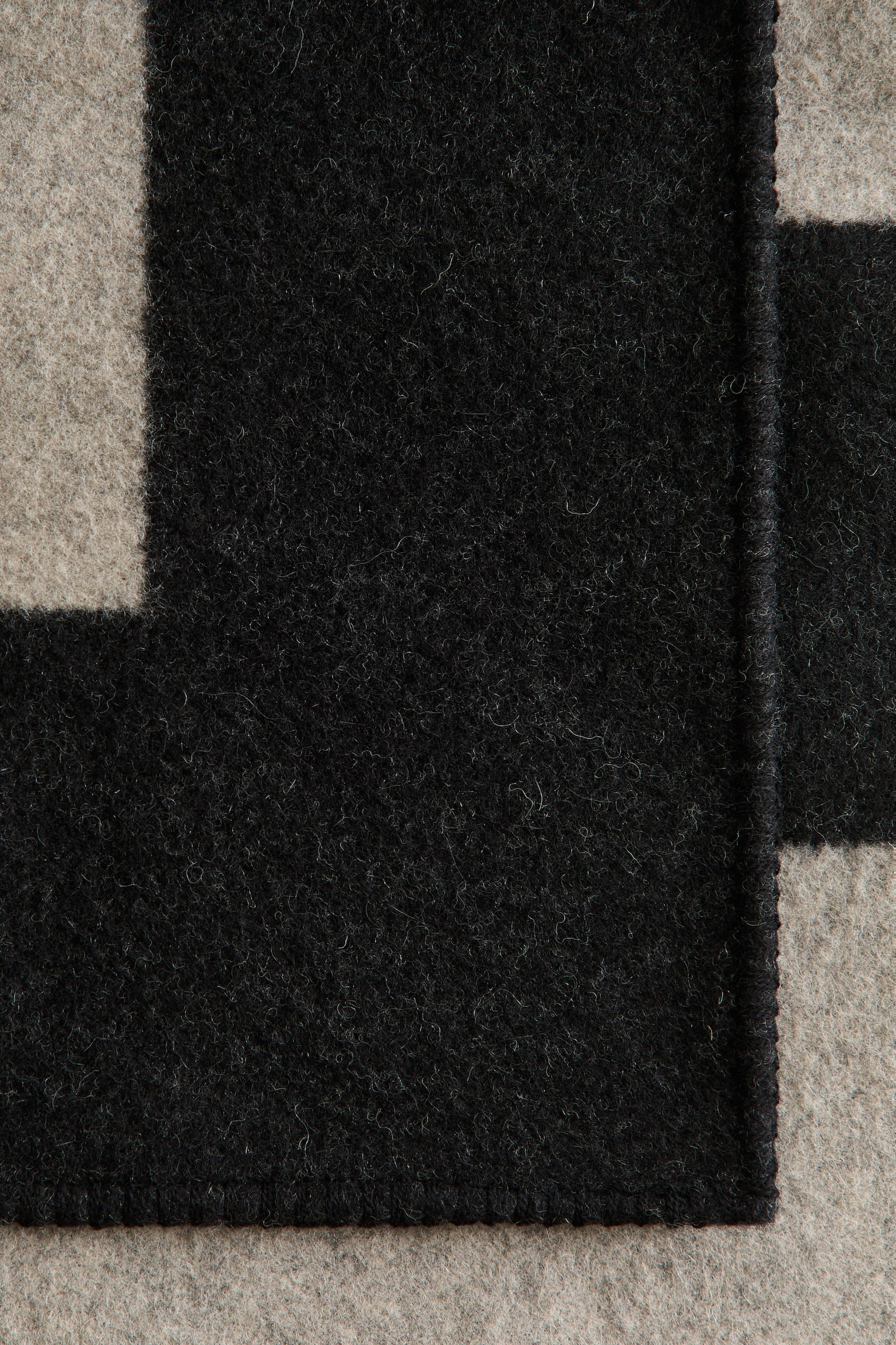 Wool-blend blanket - Black/Beige/Light yellow/Beige/Beige/Colour block/Pink/Cream - 4